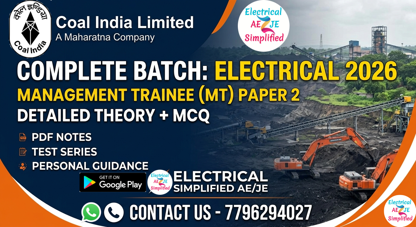 Coal India Limited MT EE 2026