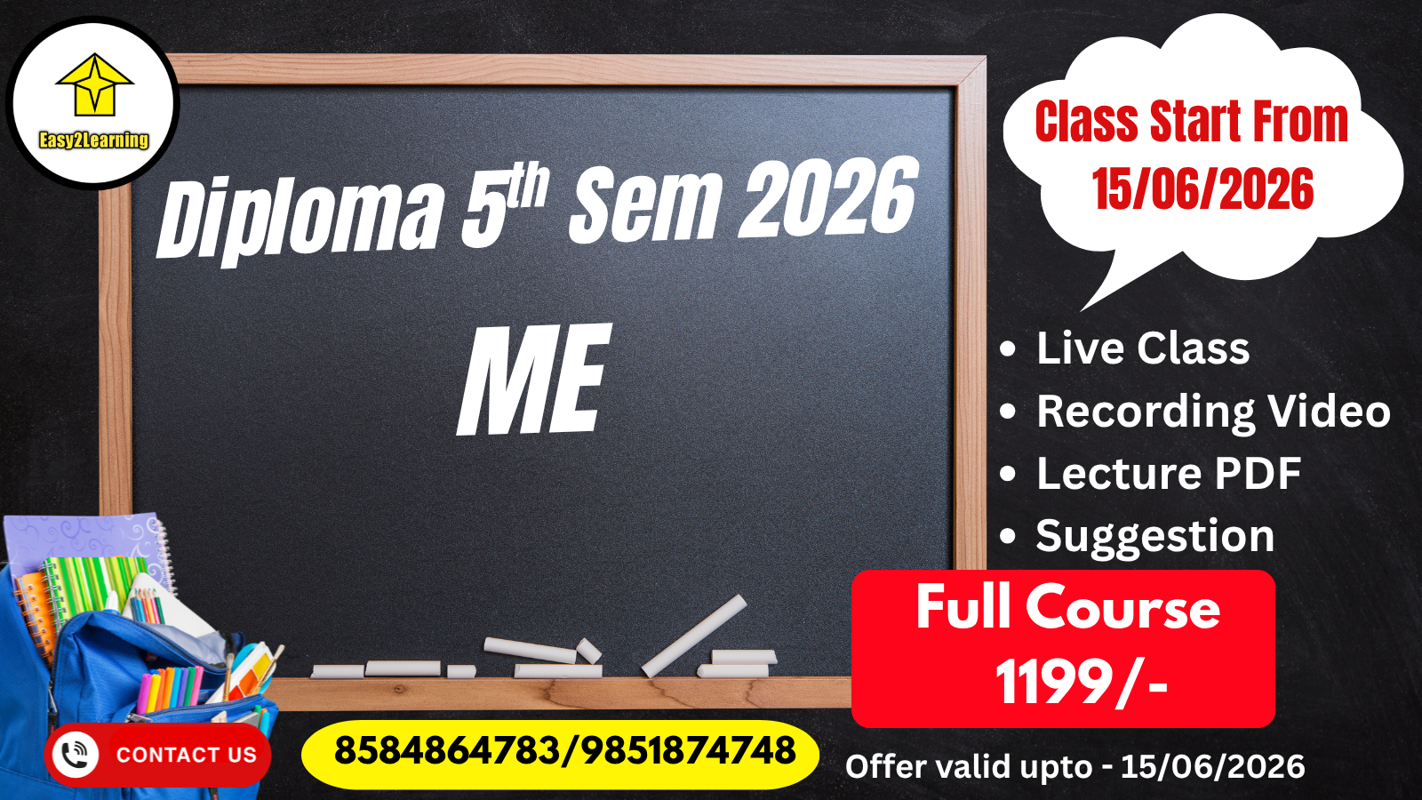 Diploma 5th Sem ME 2026