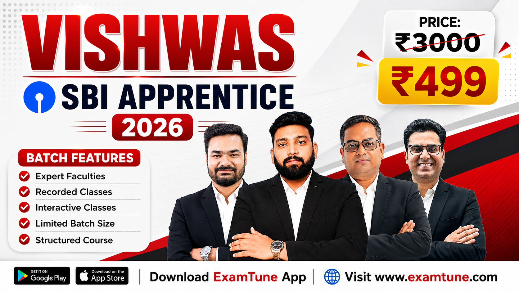 SBI Apprentice 2026 Paid Batch (Vishwas) | Complete Online Course for SBI Apprentice Exam Preparation