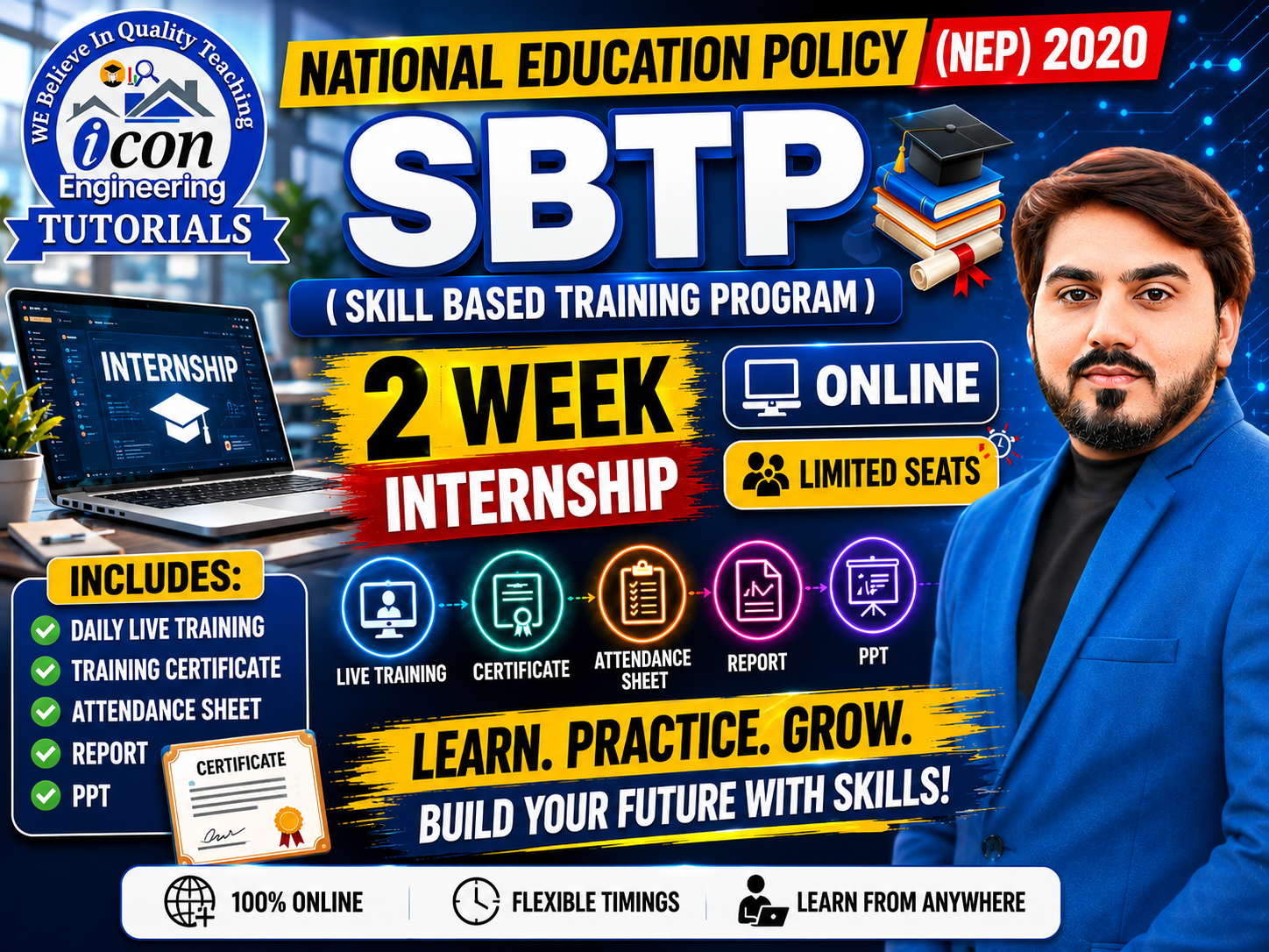 2 WEEK INTERNSHIP (SBTP) ONLINE FOT IT,COMPUTER,ICT
