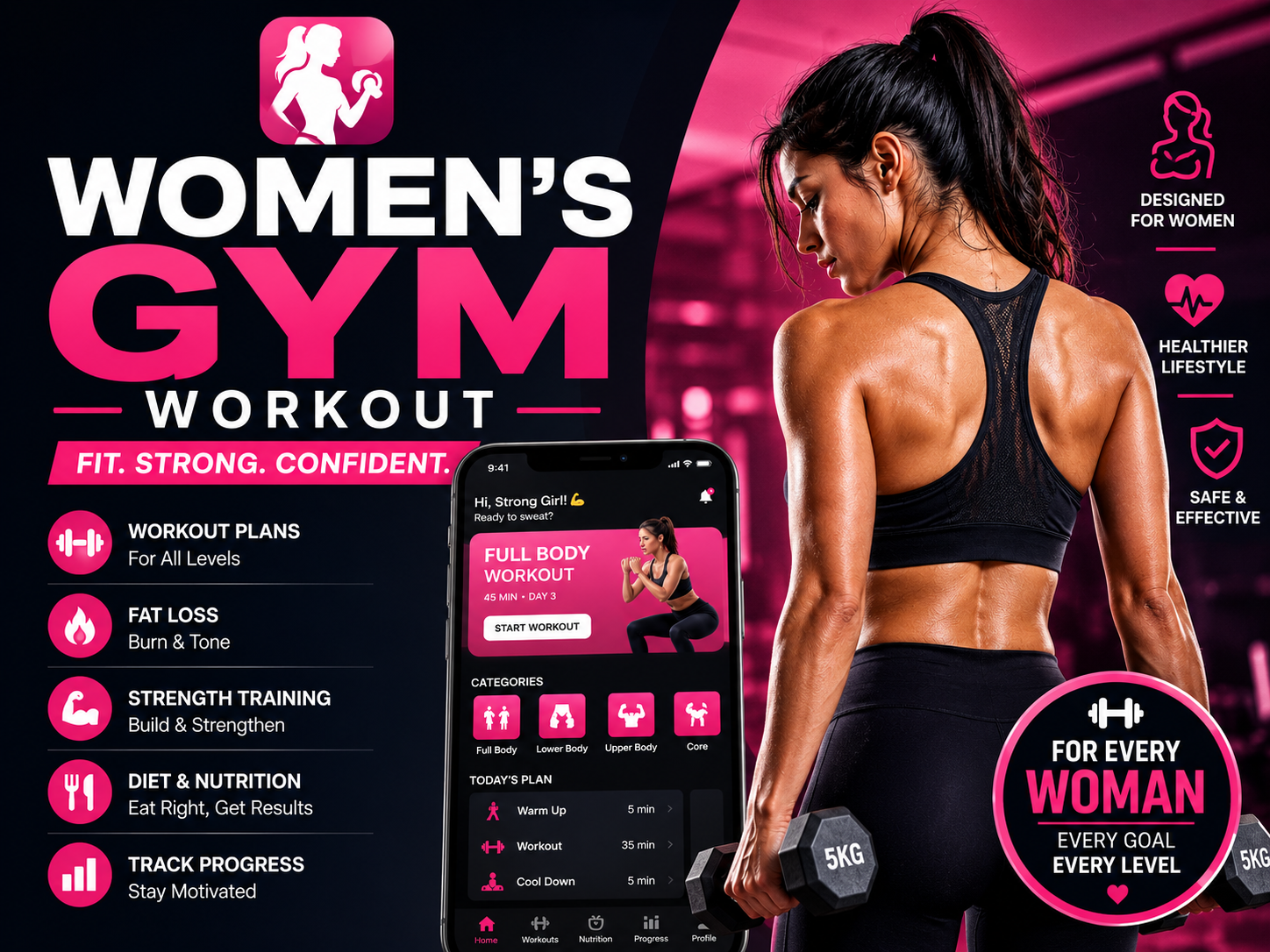 Gym workout for women