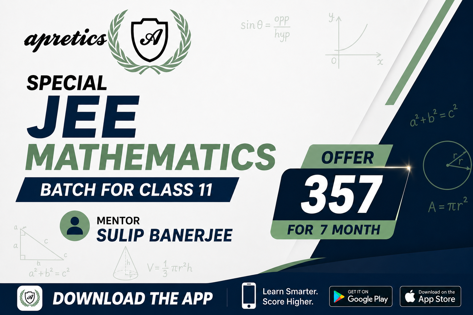  SPECIAL JEE MATHEMATICS BATCH FOR CLASS 11