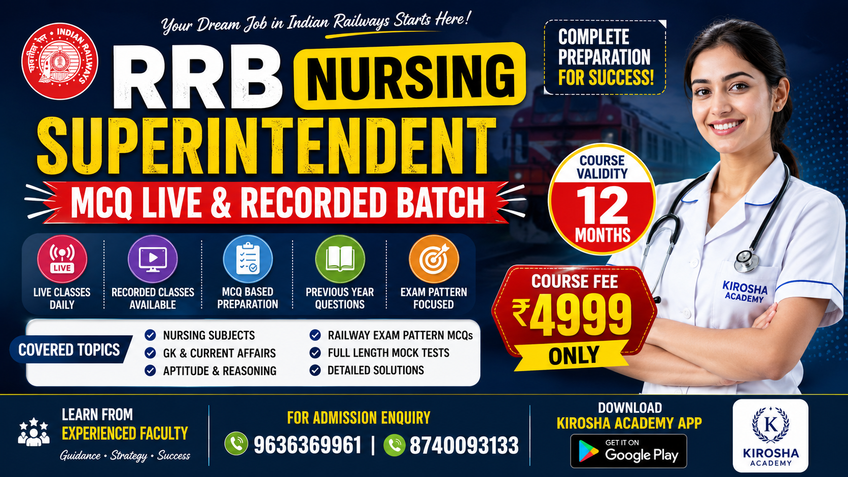 RRB NURSING SUPERINTENDENT 