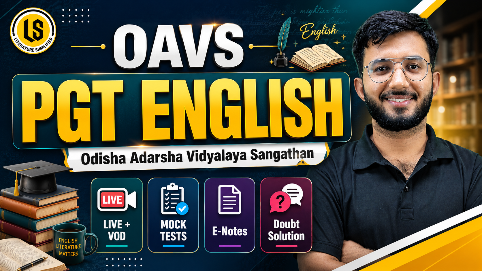 OAVS PGT ENGLISH  (Batch Code-1051)