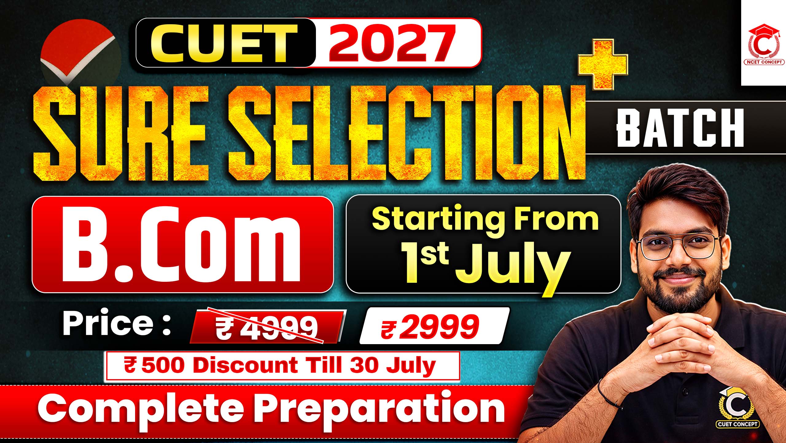 CUET 2027 | Sure Selection Plus Batch | B.Com Complete Preparation
