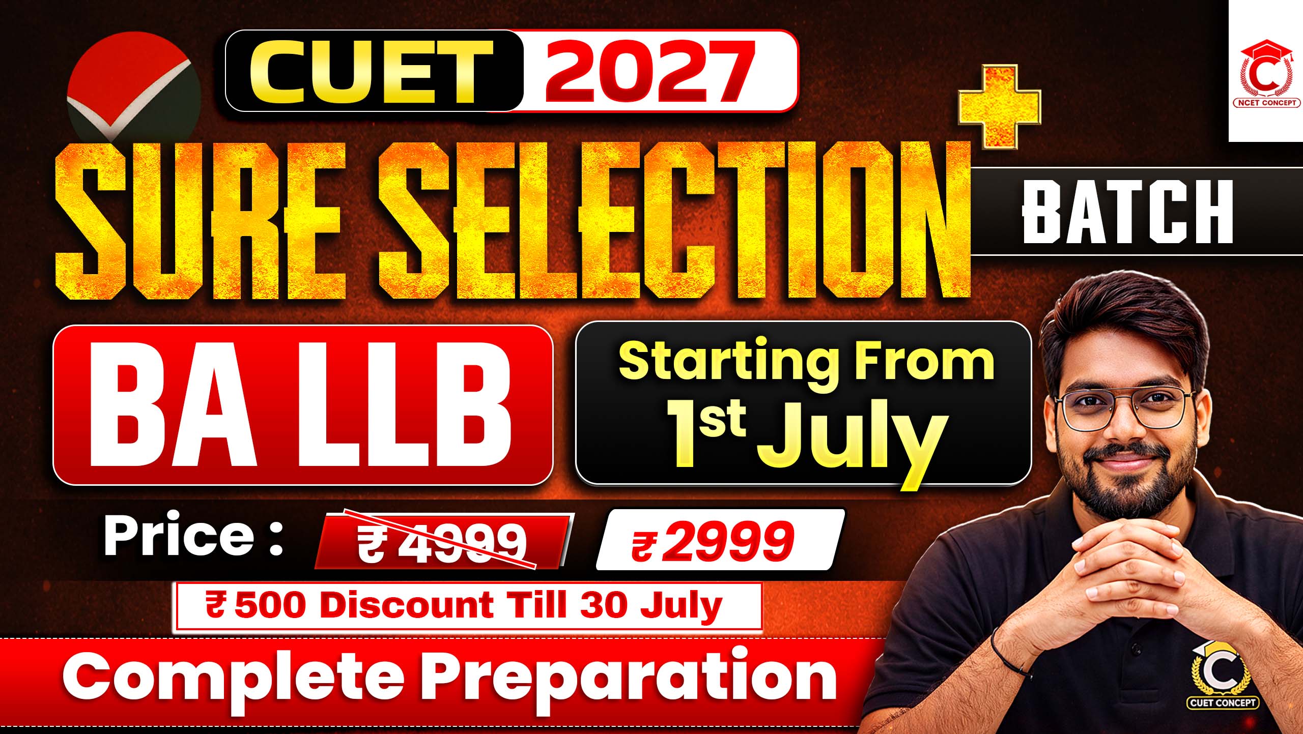 CUET 2027 | Sure Selection Plus Batch | BA LLB Complete Preparation
