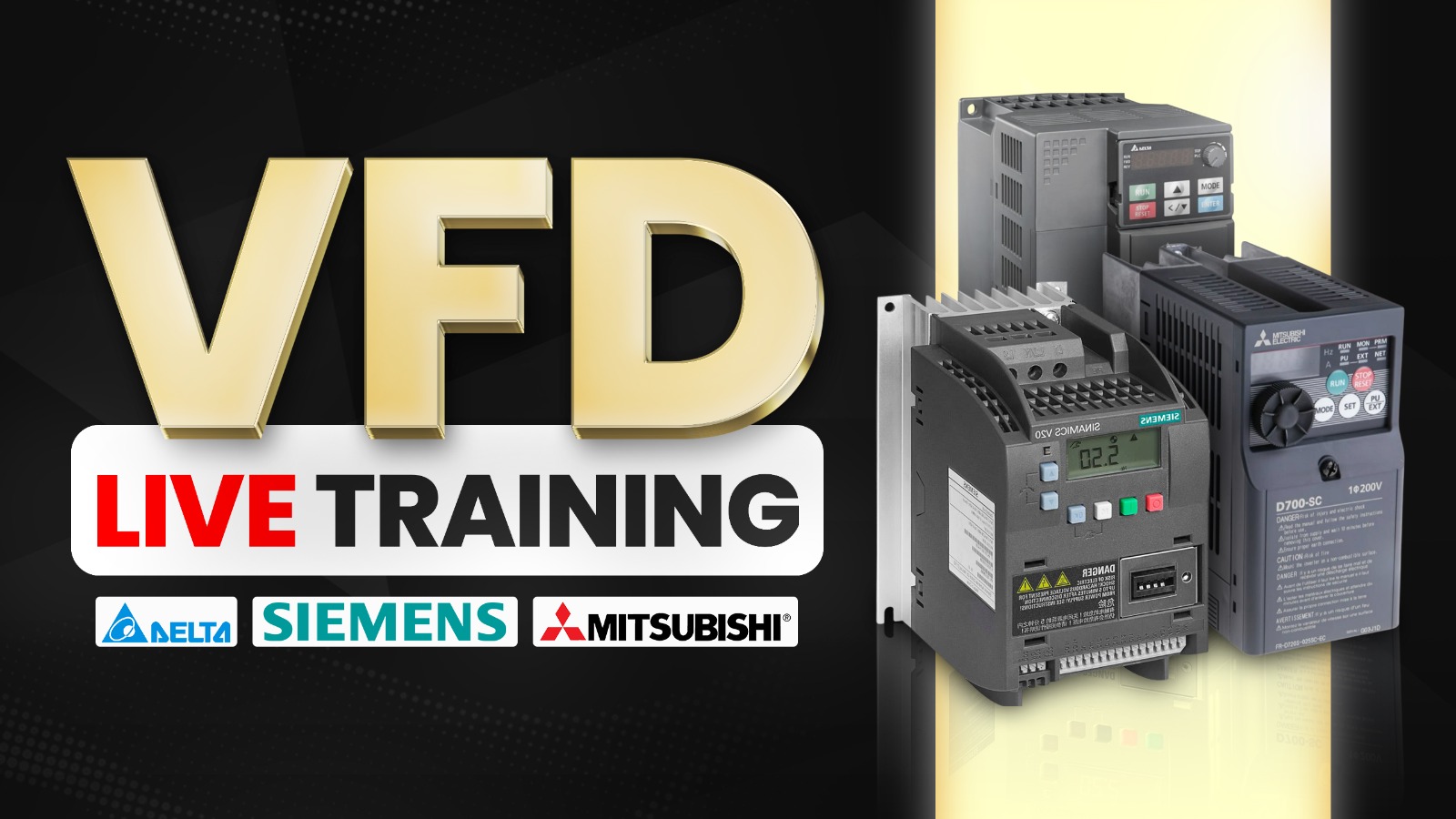  Live Complete VFD Practical Training