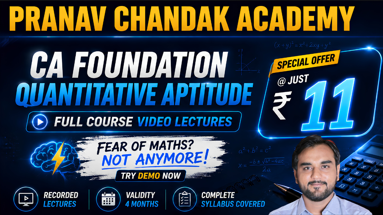 Quantitative Aptitude by CA Pranav Chandak