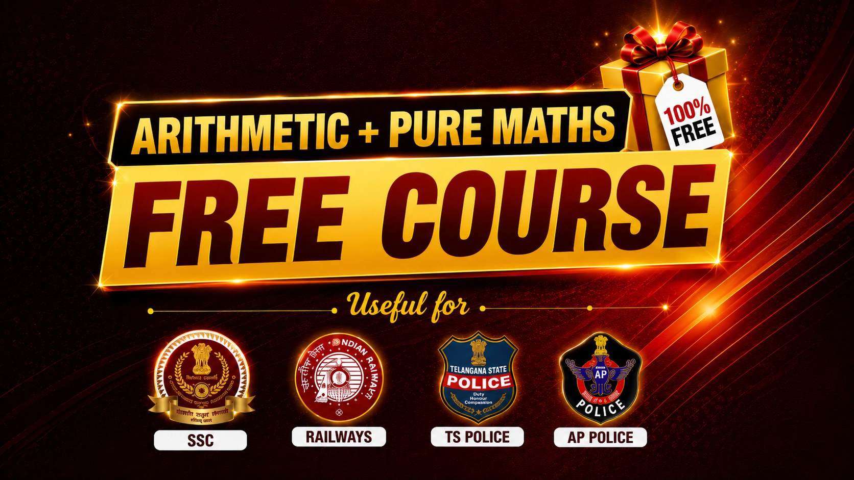 Complete Maths Course(SSC, Railway, SI & PC, FBO)
