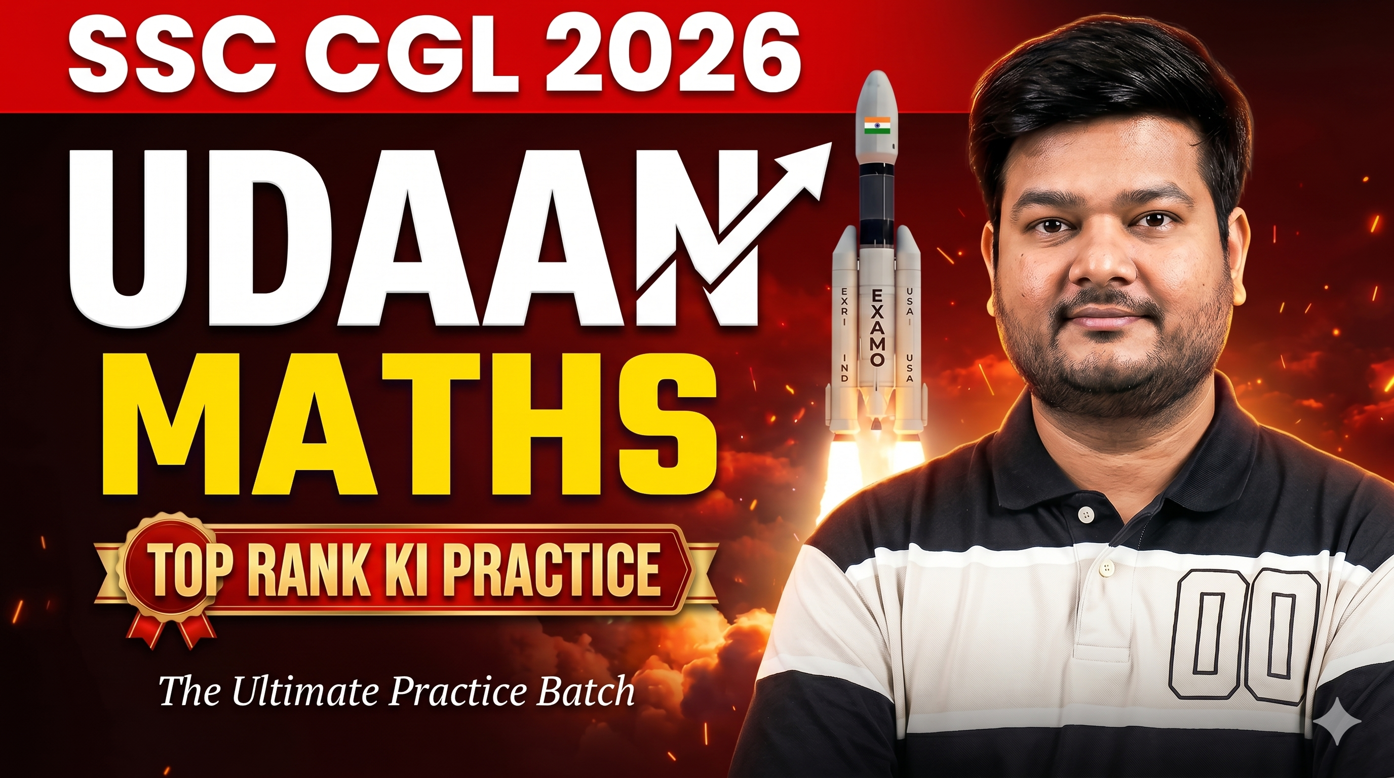 UDAAN MATHS 2026 - PRACTICE BATCH FOR SSC CGL 2026 PRE + MAINS
