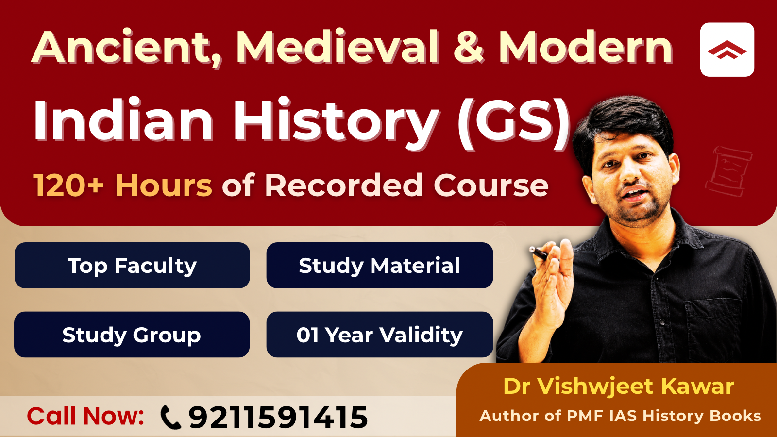 Indian History (GS) Recorded Video Course (For UPSC CSE Prelims & Mains Exam) 