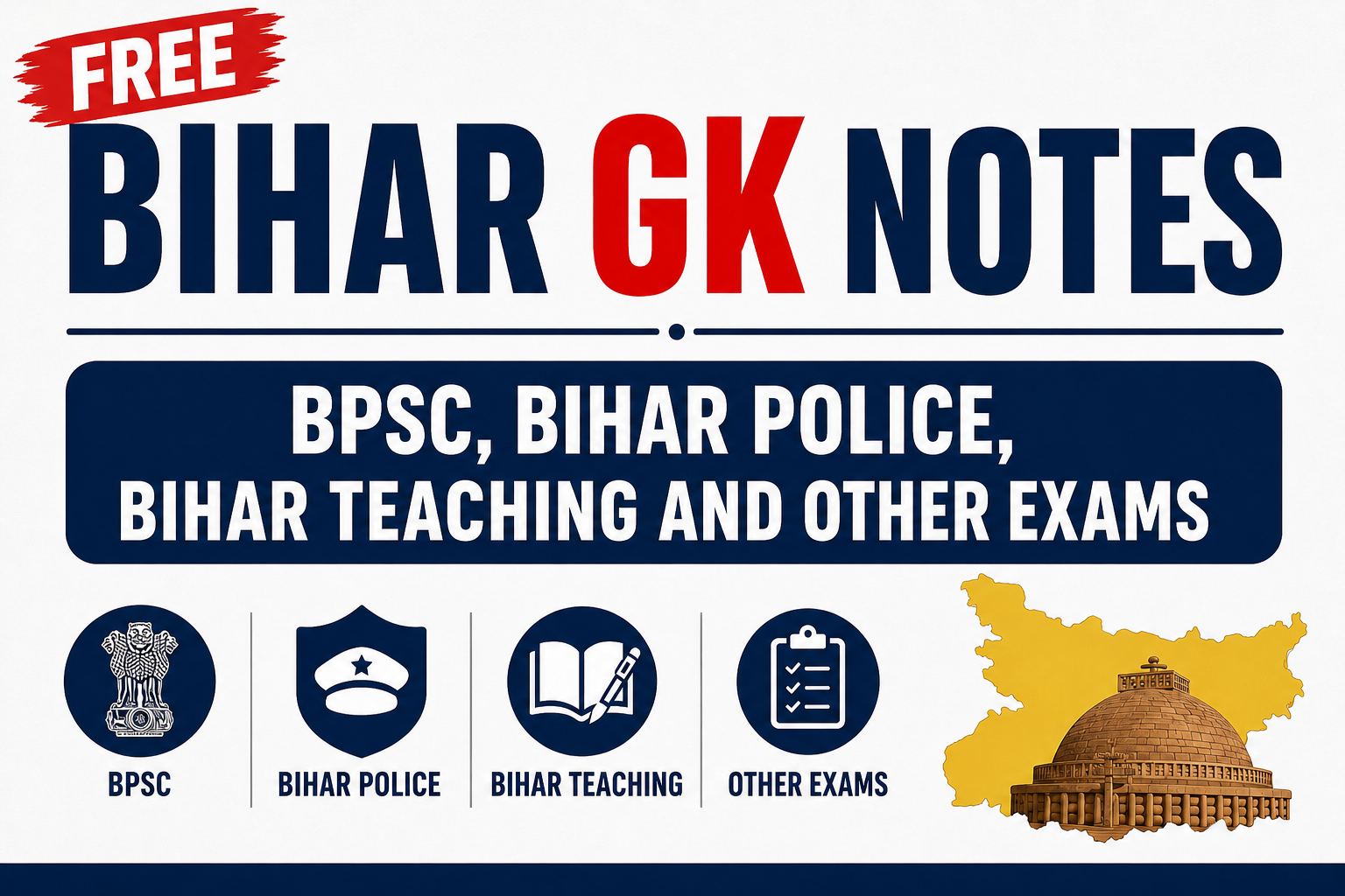 Bihar GK Notes (PDF)