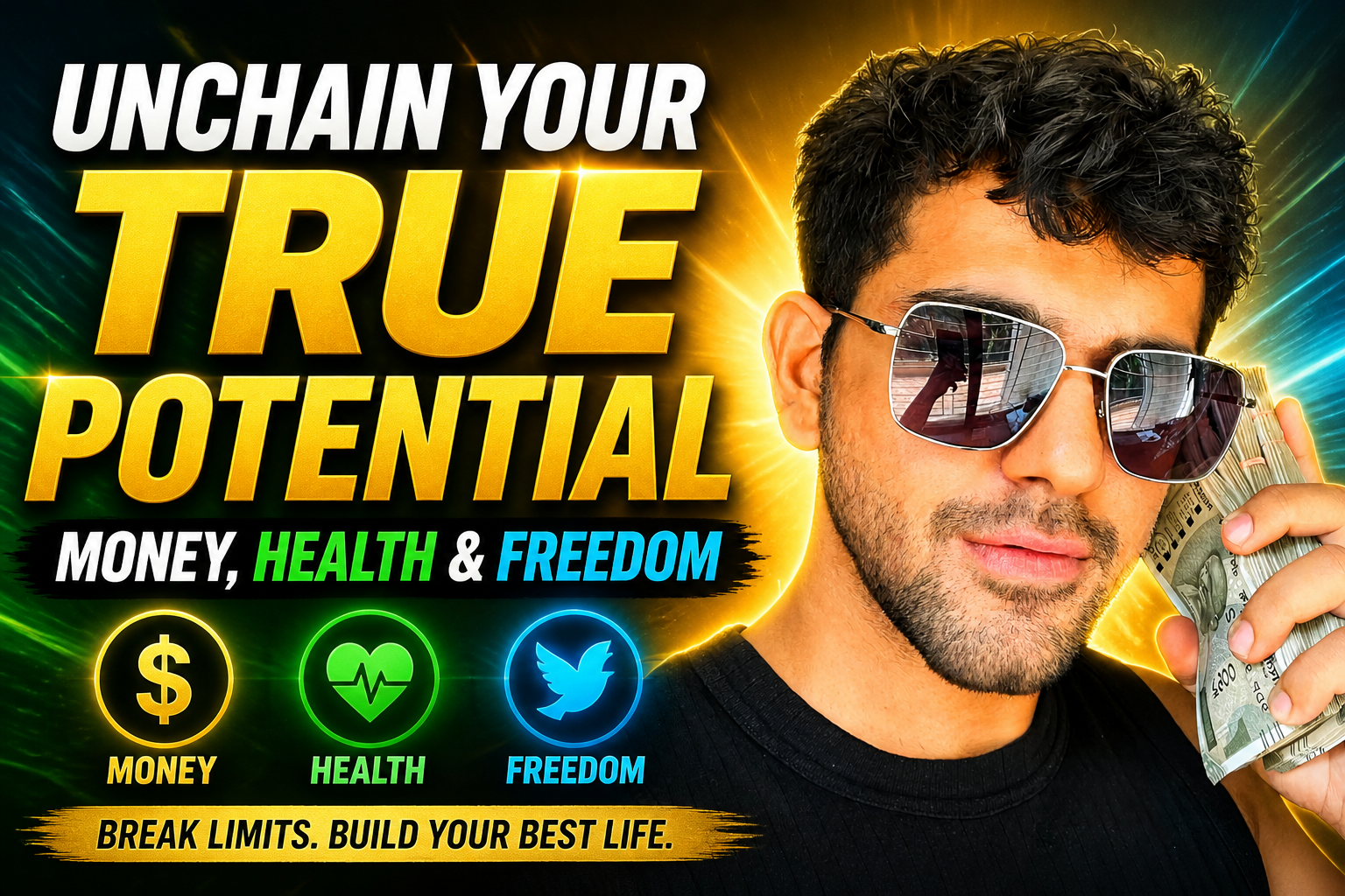 Unchain your true potential: Money, health & freedom!