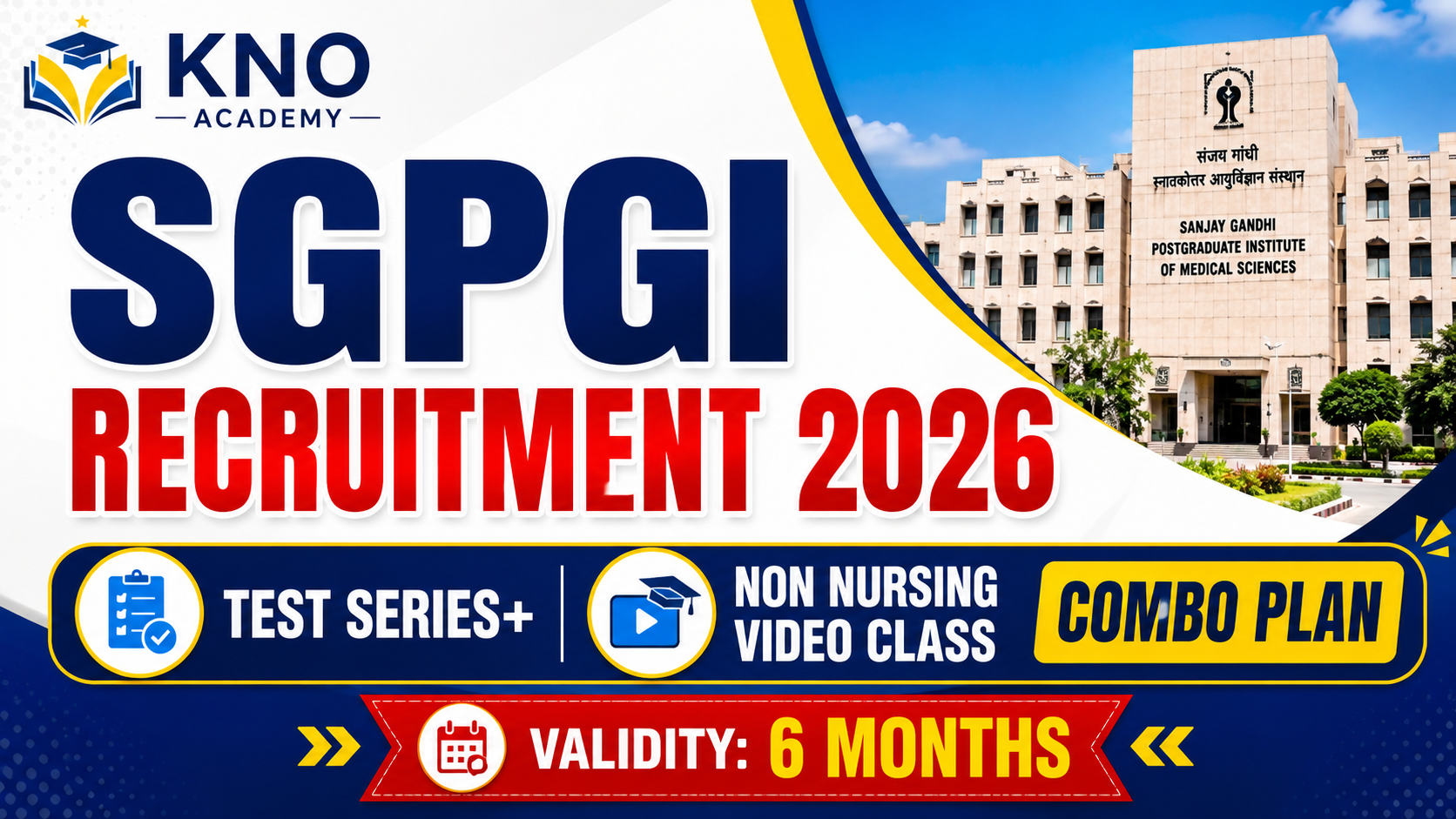 SGPGI Special Combo (Non Nursing Video Class+ Test Series)
