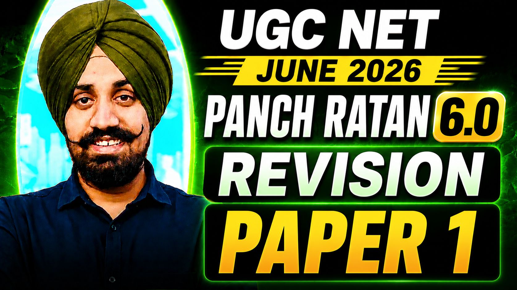 6.0 REVISION - PAPER 1 (Through PYQs/MCQs)- June  2026