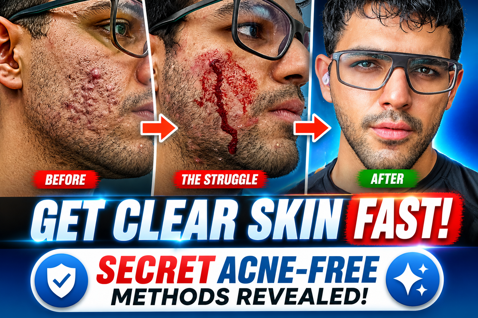 No more Acnes: Get a glowing skin naturally!