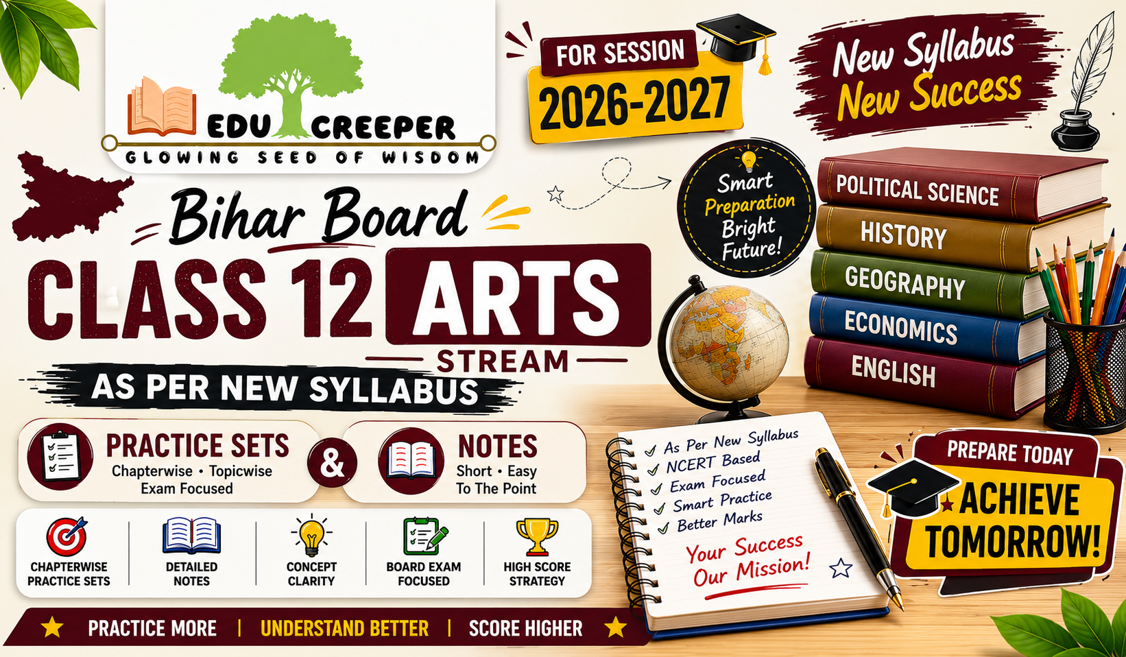 Bihar Board Class 12 Arts Stream
