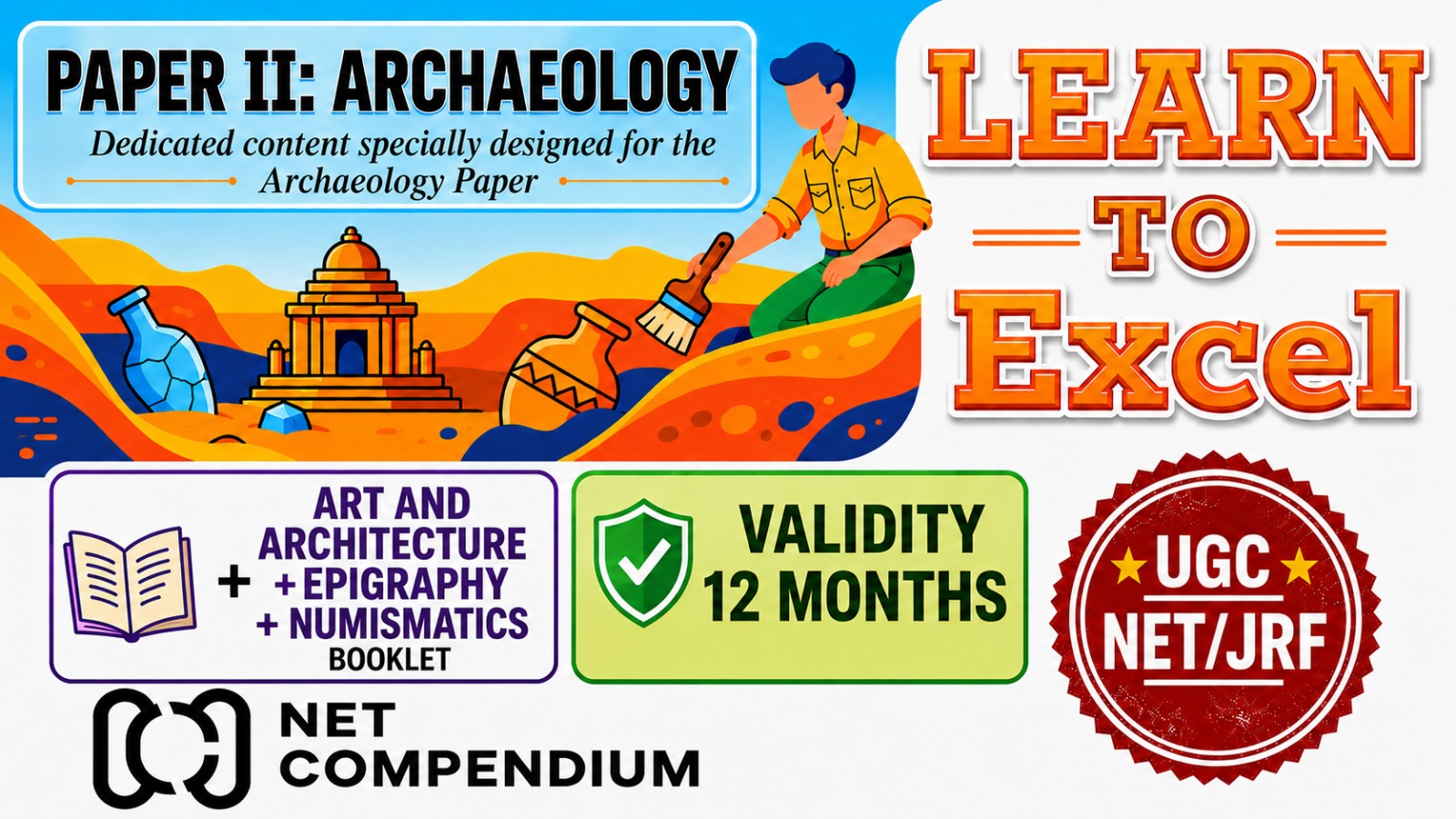 Art and Architecture + Epigraphy + Numismatics Booklet Combo (Archaeology)