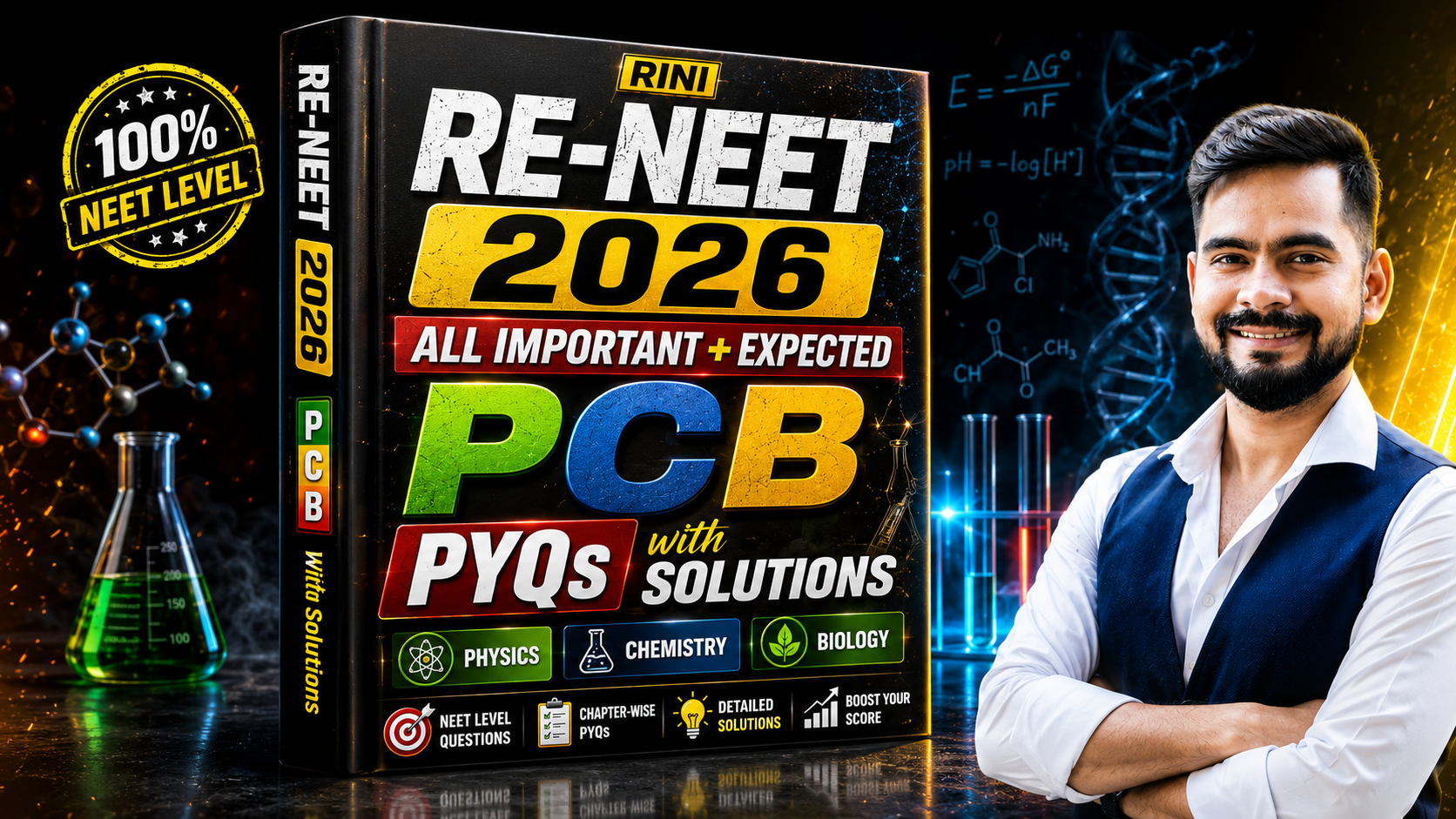 Re-NEET : PCB PYQs with Detailed Solutions Pdf