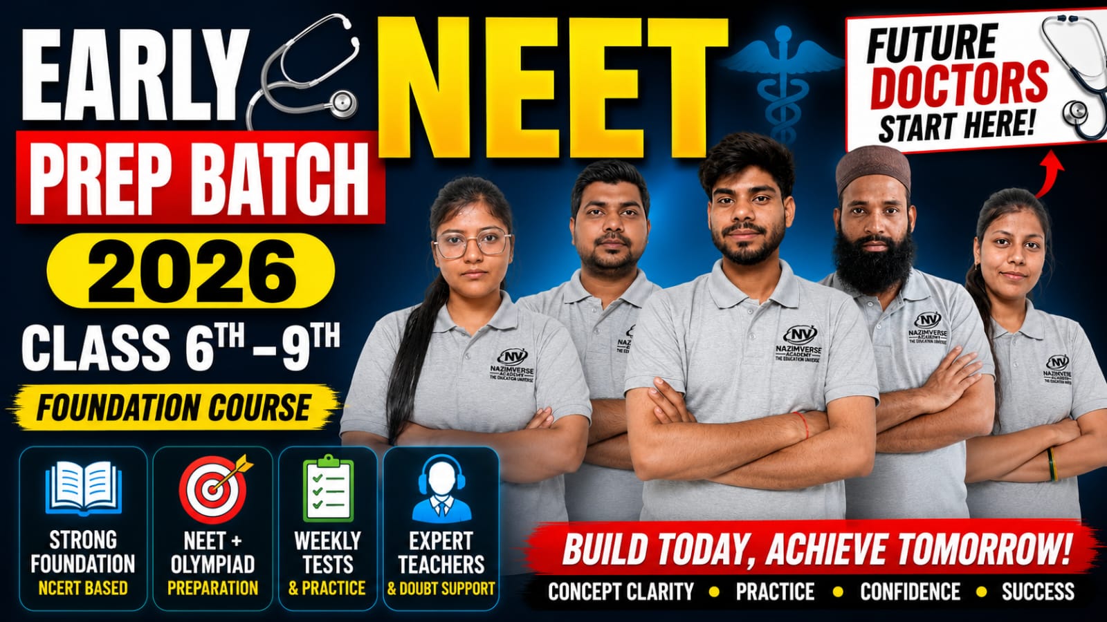 EARLY NEET PREP BATCH Class 6th–9th
