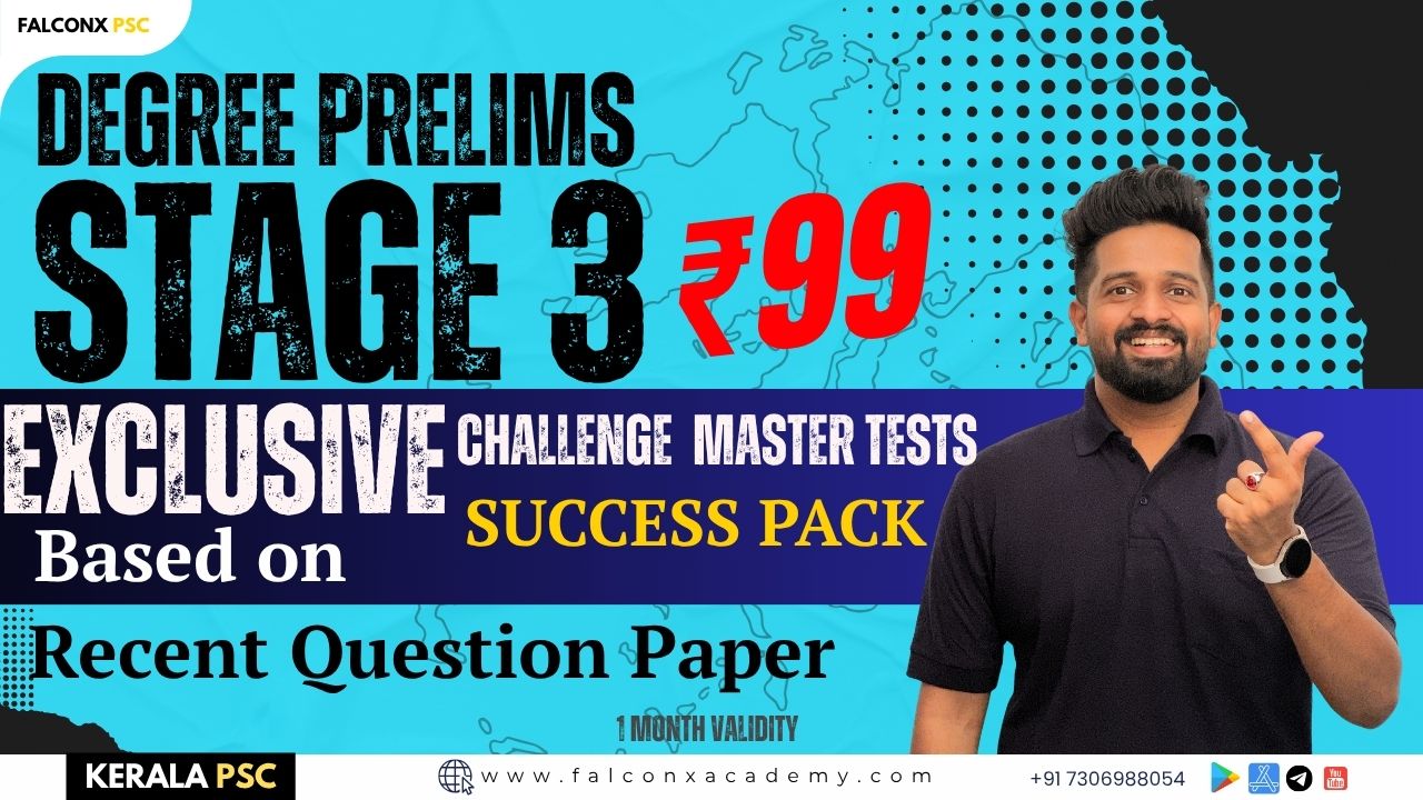 Degree Prelims  Stage 3 Challenge Master Tests  SUCCESS PACK