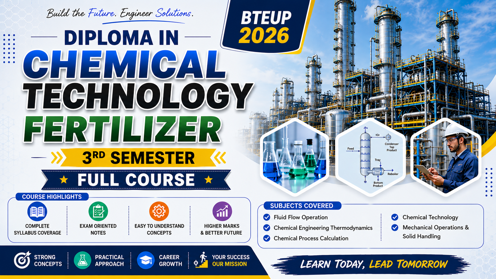 CHEMICAL TECHNOLOGY FERTILIZER Bteup 3rd Semester Full Course 2026-27