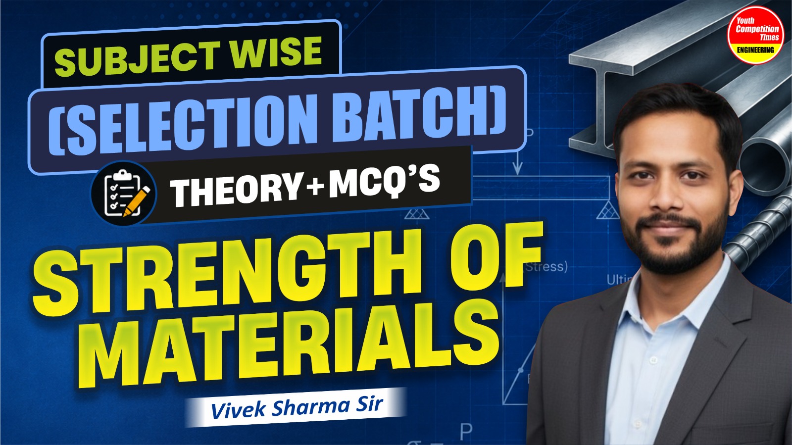 STRENGTH OF MATERIAL SOM SUBJECT WISE ( SELECTION BATCH) 592984
