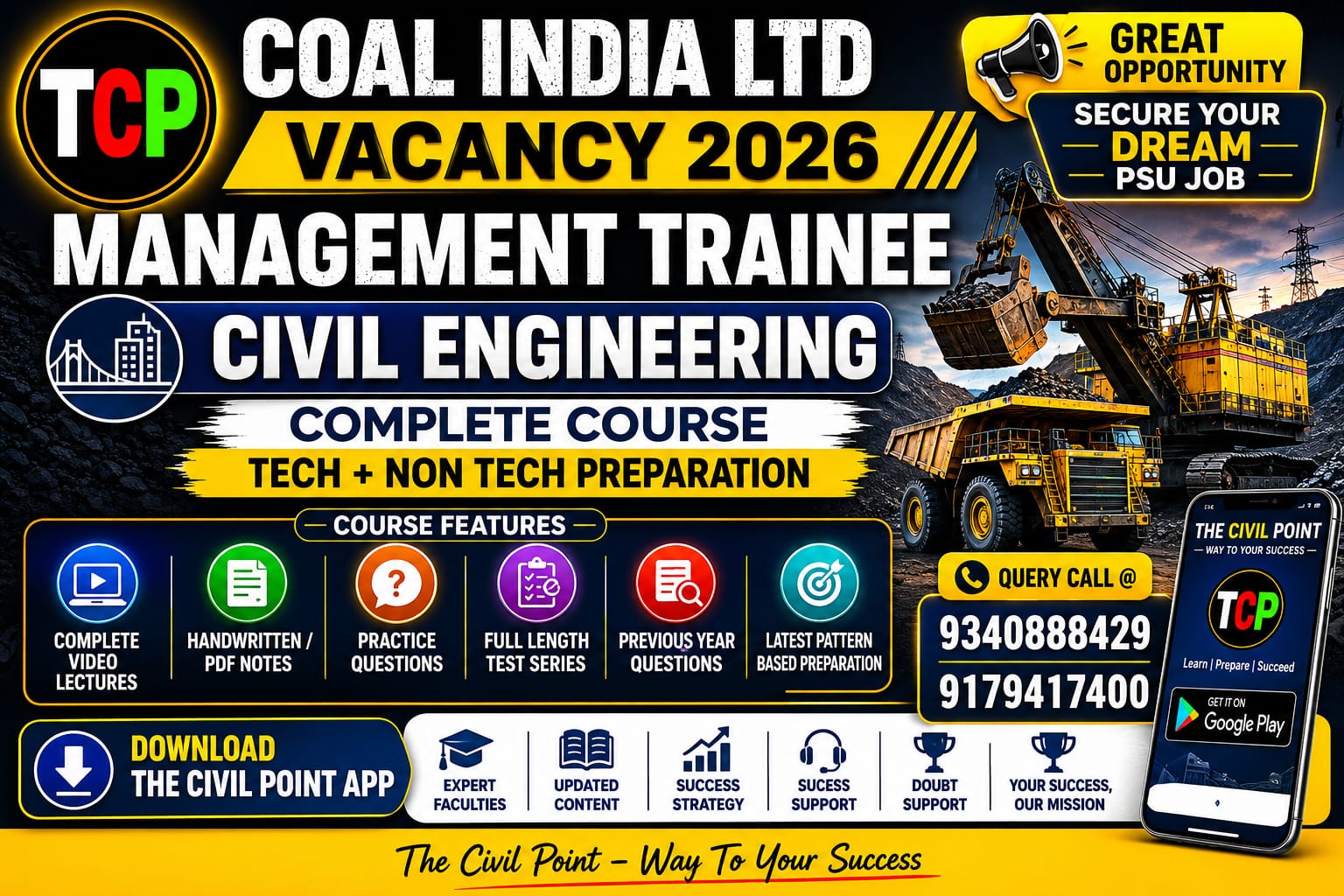 CIL MT Civil Engineering Complete Course ( Tech + Non Tech )