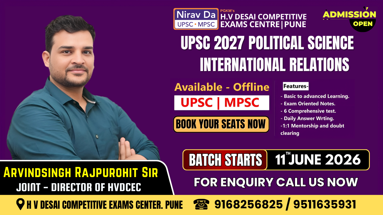 🚨 UPSC 2027 Political Science & IR Batch Admissions Open ! 🚨