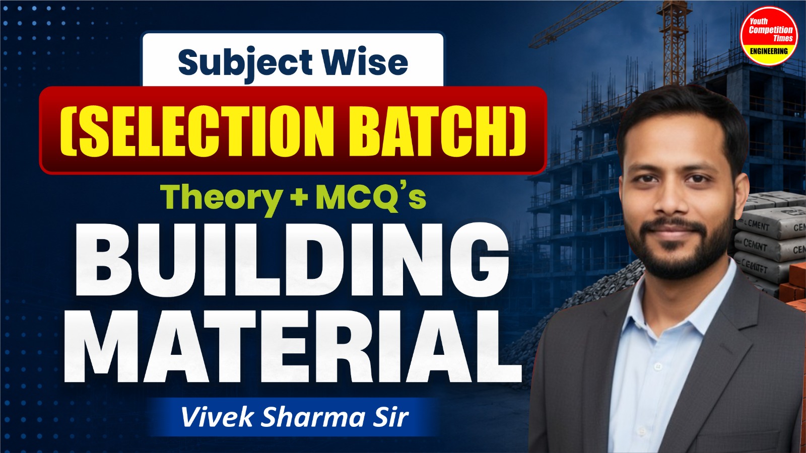 BUILDING MATERIAL SUBJECT WISE ( SELECTION BATCH) 534337