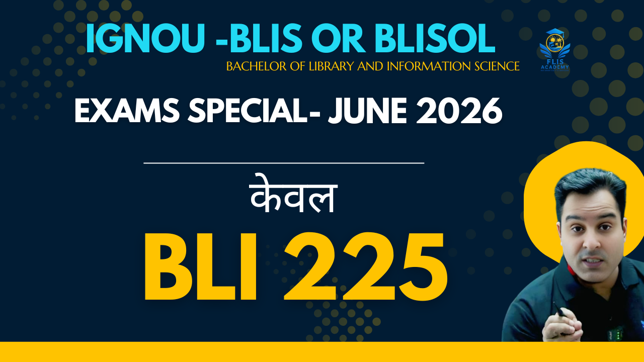 ONLY BLI 225 "BLIS- EXAMS SPECIAL, JUNE 2026"