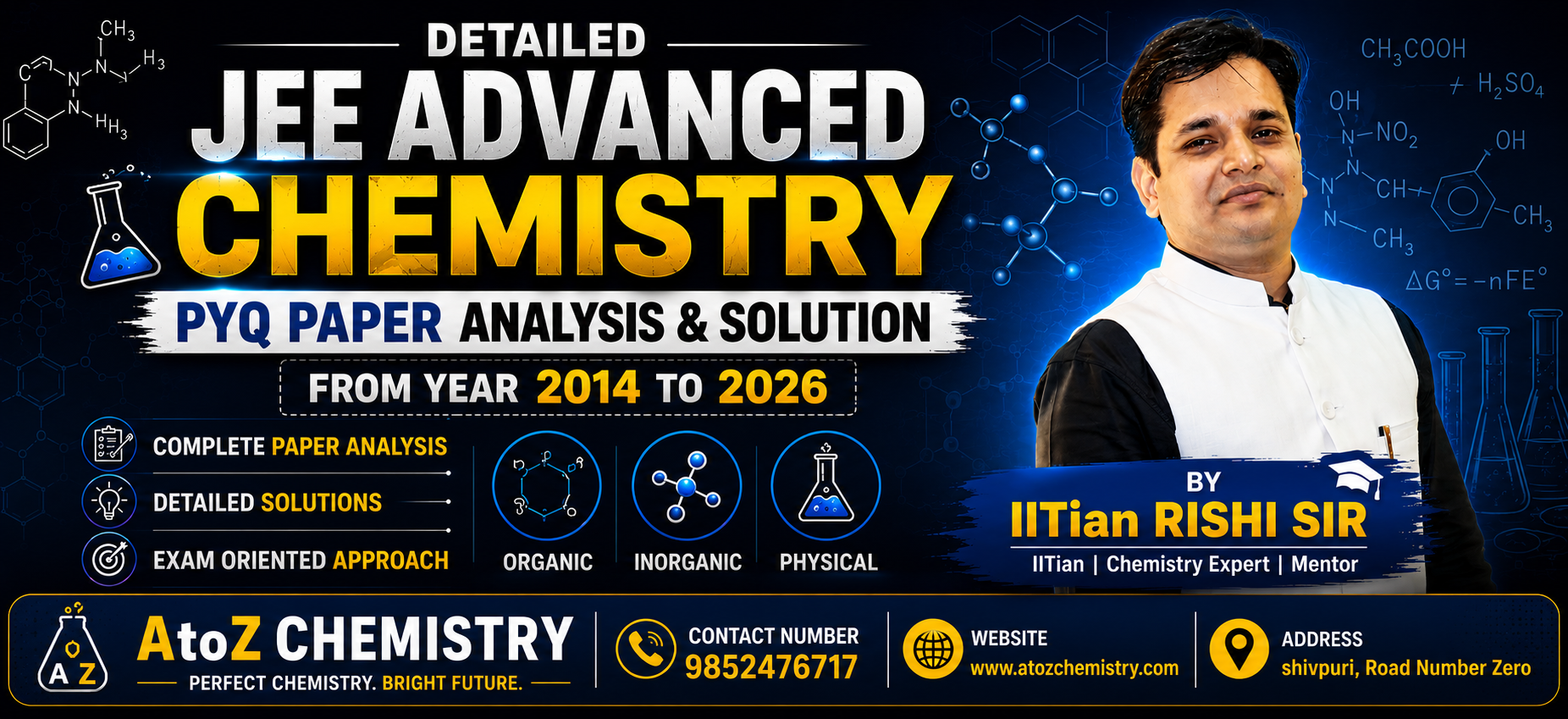 JEE Advanced Chemistry Solution (2014 - 2026)