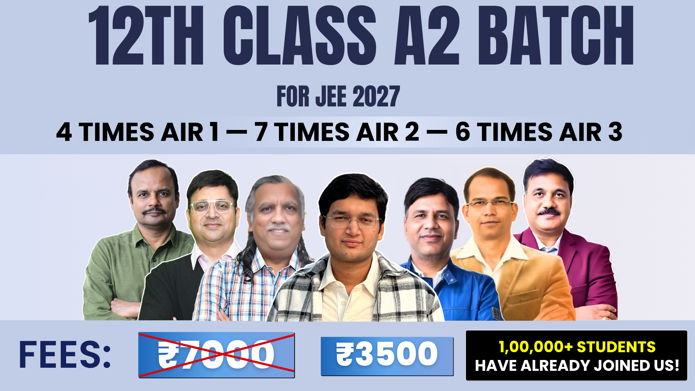 JEE 2027: 12th Class A2 Batch