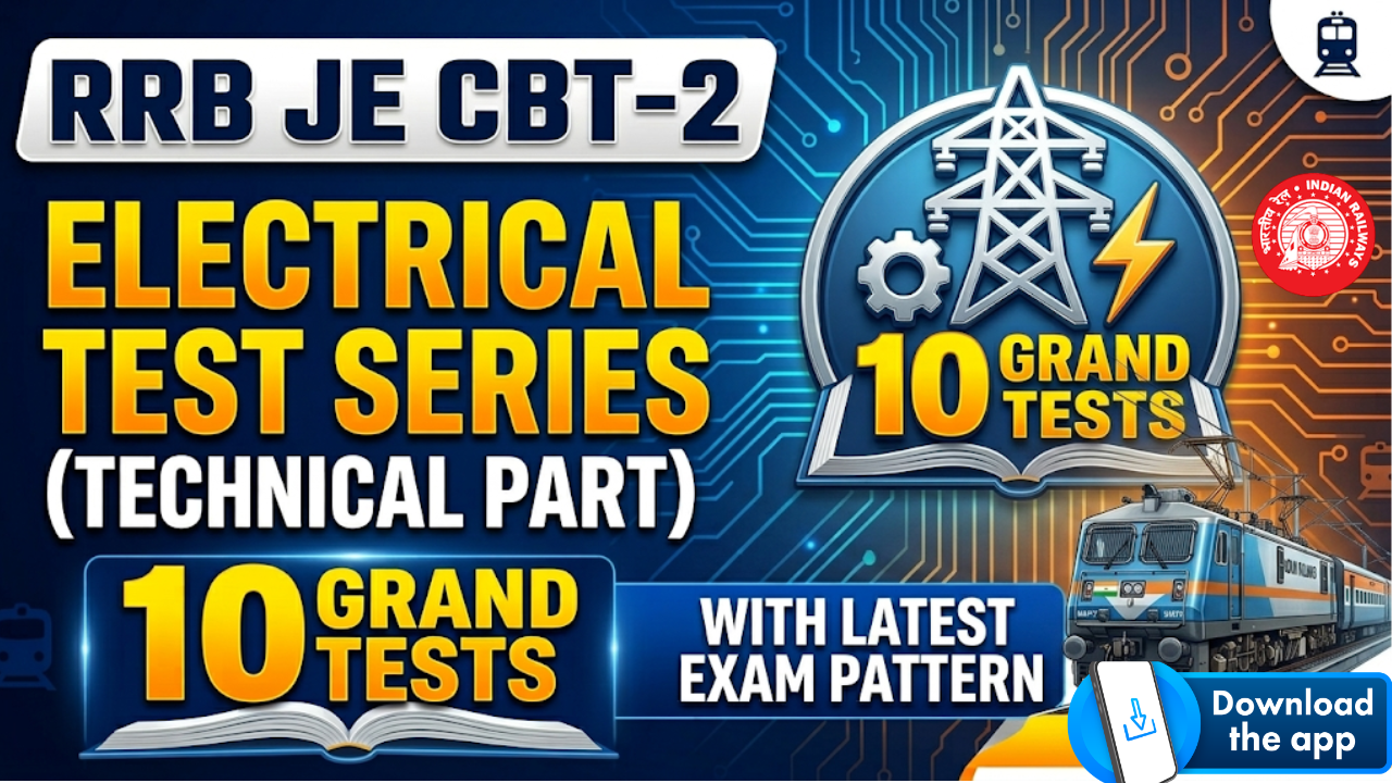 RRB JE CBT-2 ELECTRICAL TEST SERIES (2026)