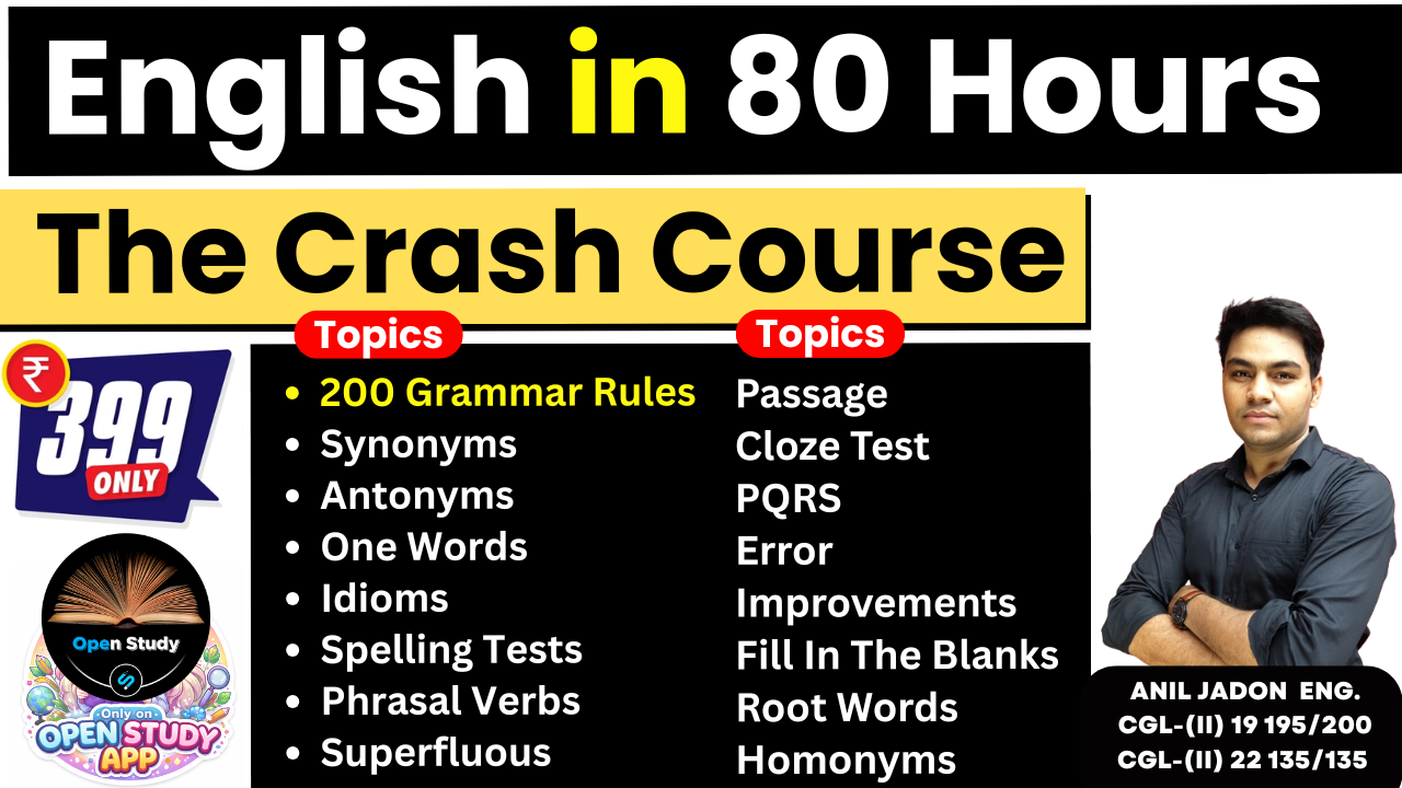 English रफ़्तार /Raftaar  The Crash Course  (English In 80 Hours)