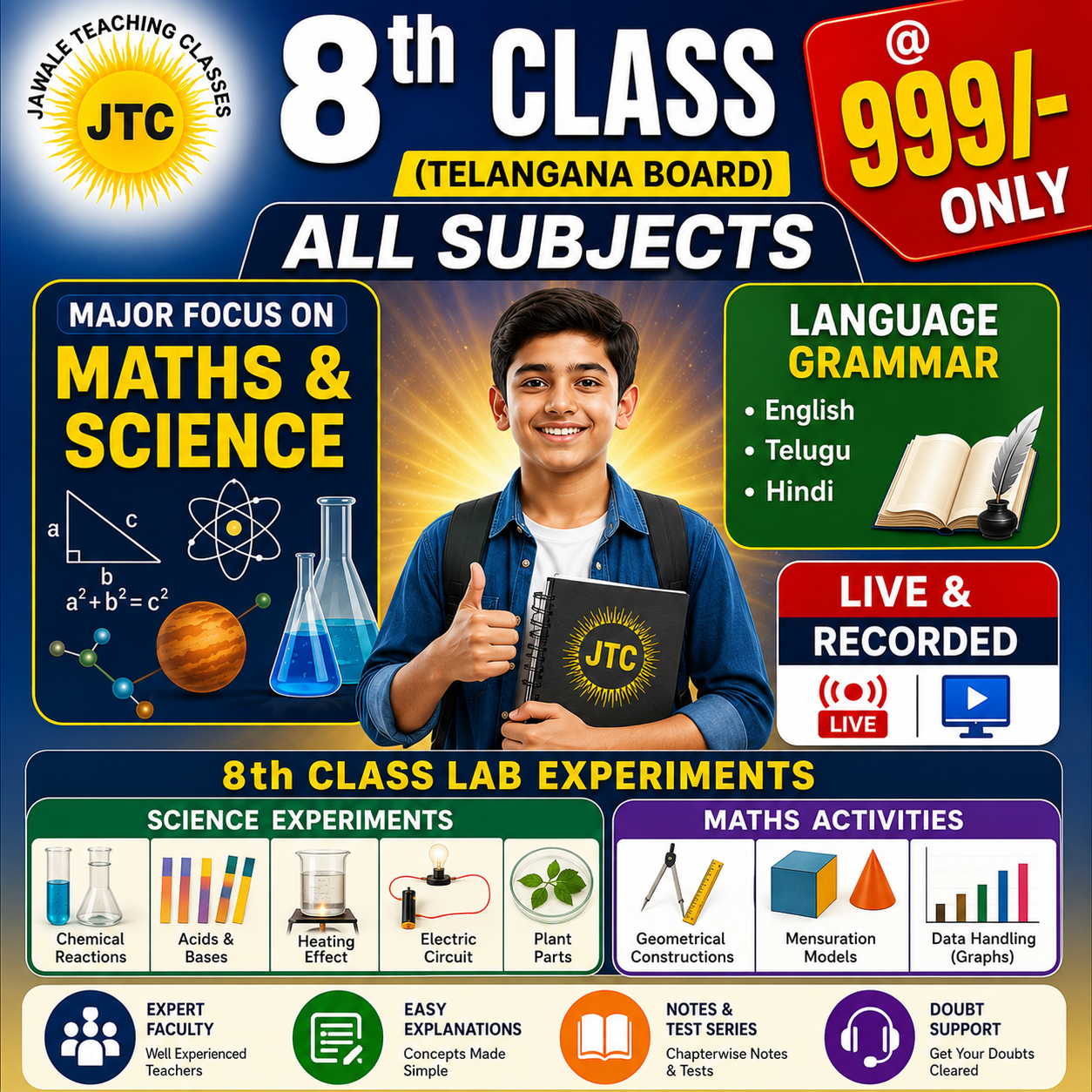8TH CLASS ( TELANGANA BOARD )