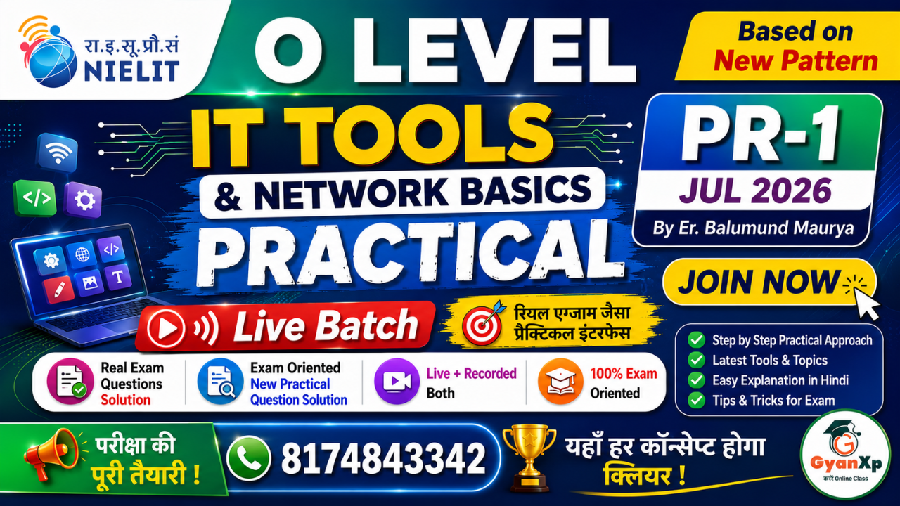 IT Tools & Network Basics (M1-R5.1) Practical Course JUL 2026