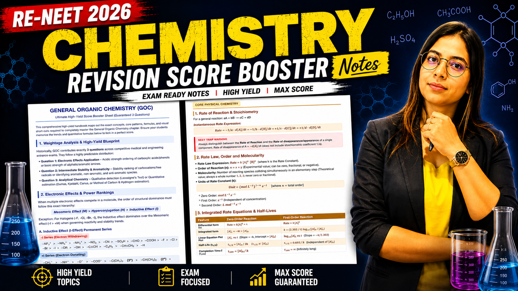 RE-NEET 2026 Chemistry Score Booster Notes 🔥 | 