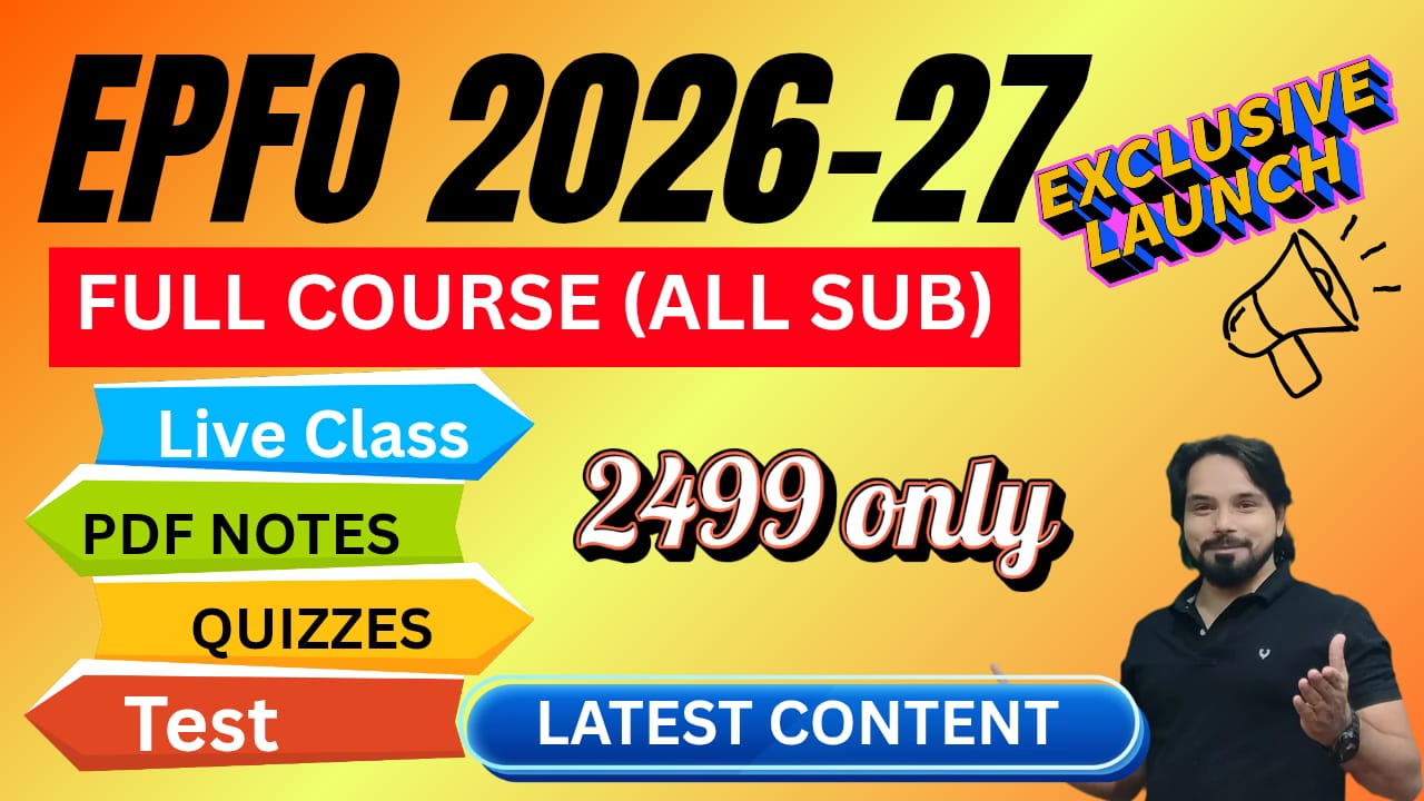 EPFO 2026-27 (FULL COURSE)