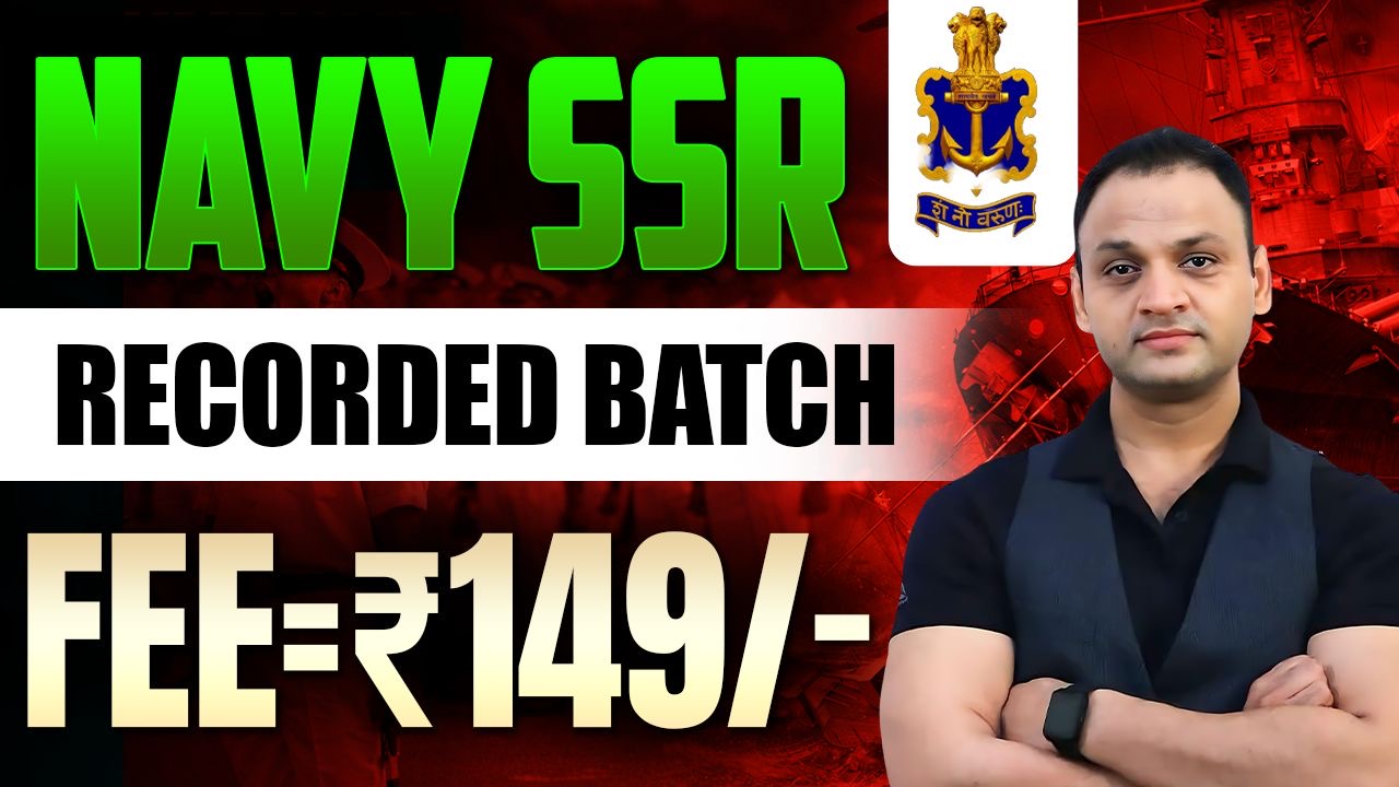 NAVY SSR 2026 ( RECOEDED BATCH )