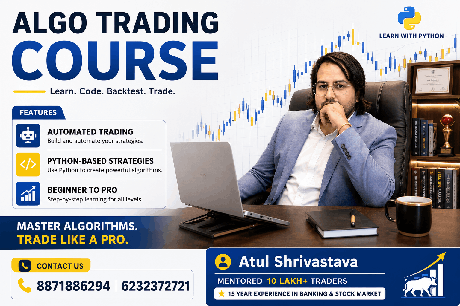 Algo-Trading-Python (Zero to Hero) | Call Before Buy on 6232372721