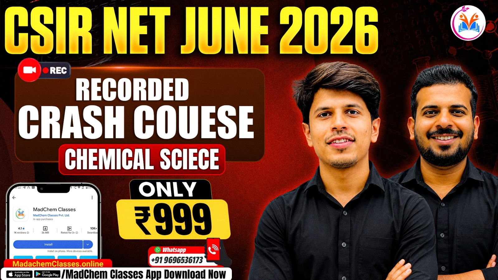 CSIR NET June 2026 Recorded Crash Course – Complete Preparation in Limited Time