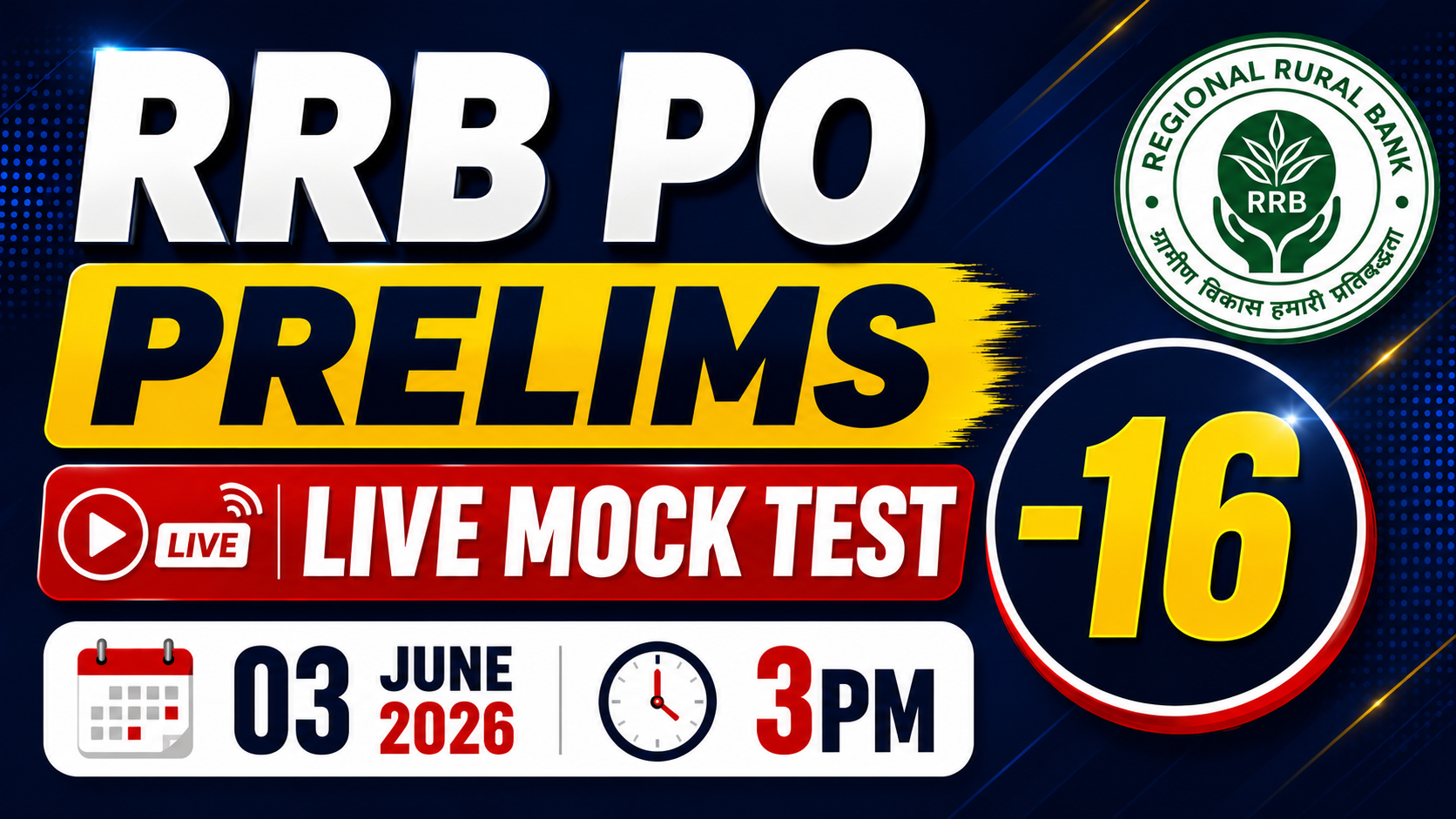 RRB PO Live Mock 2026
