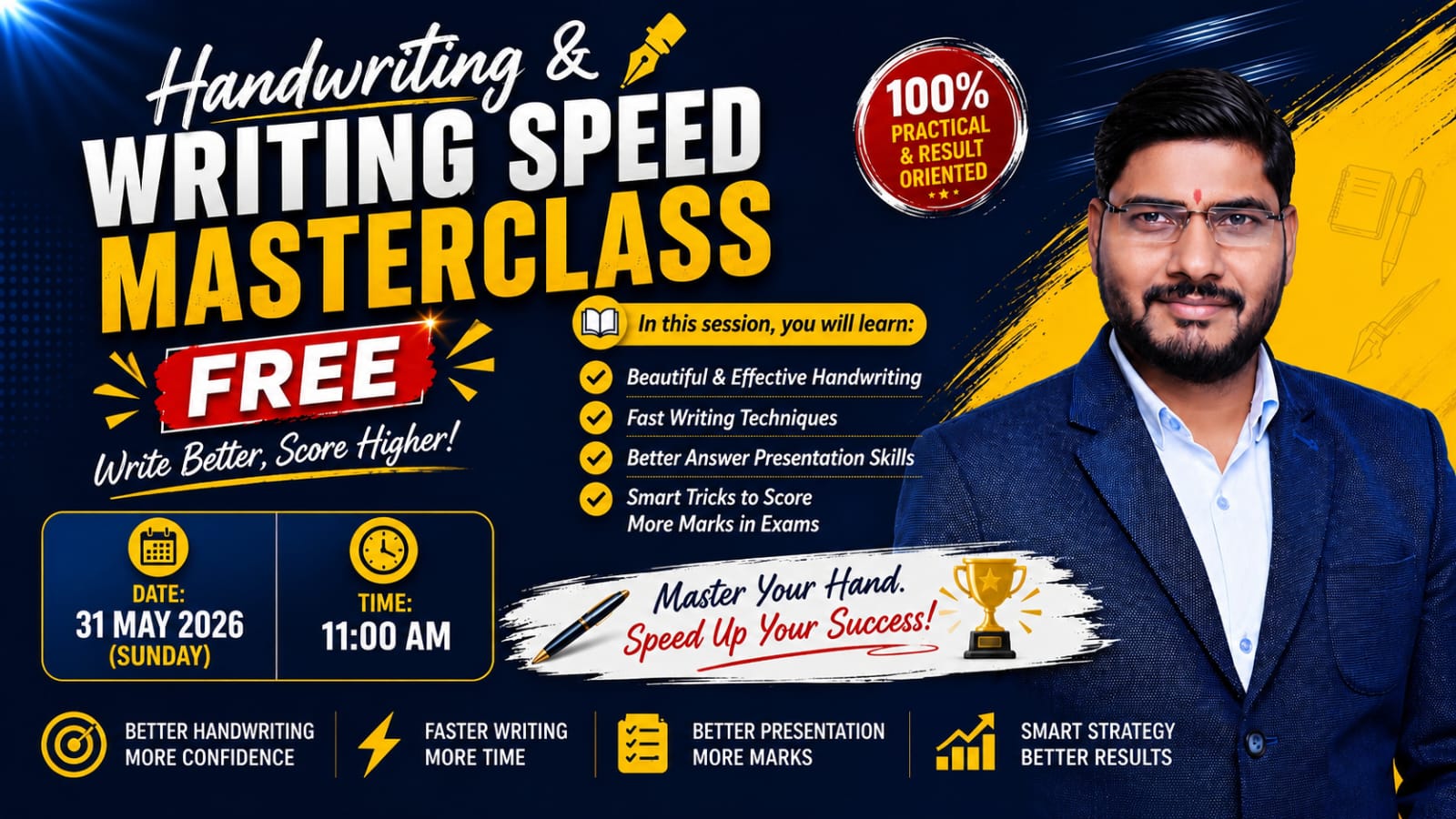 Sulekham: Batch-5 Handwriting and Speed Training