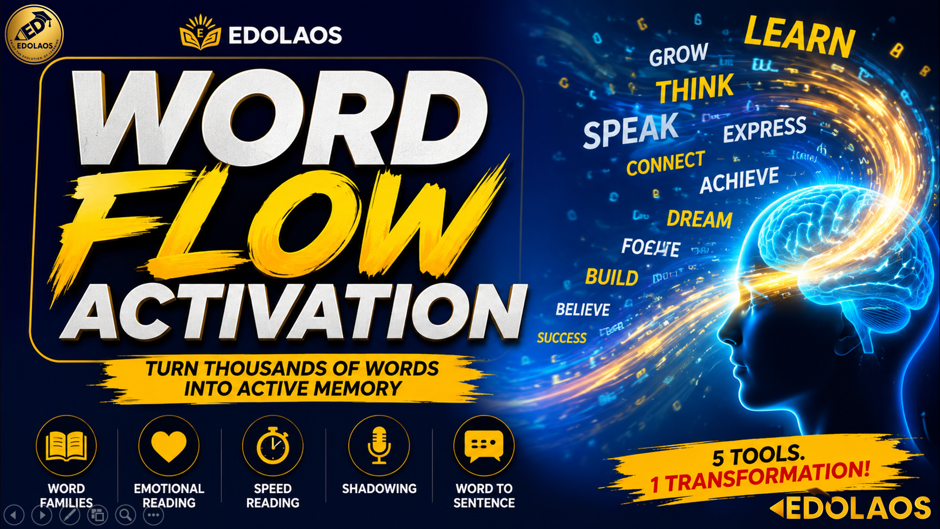 Word Flow Activation