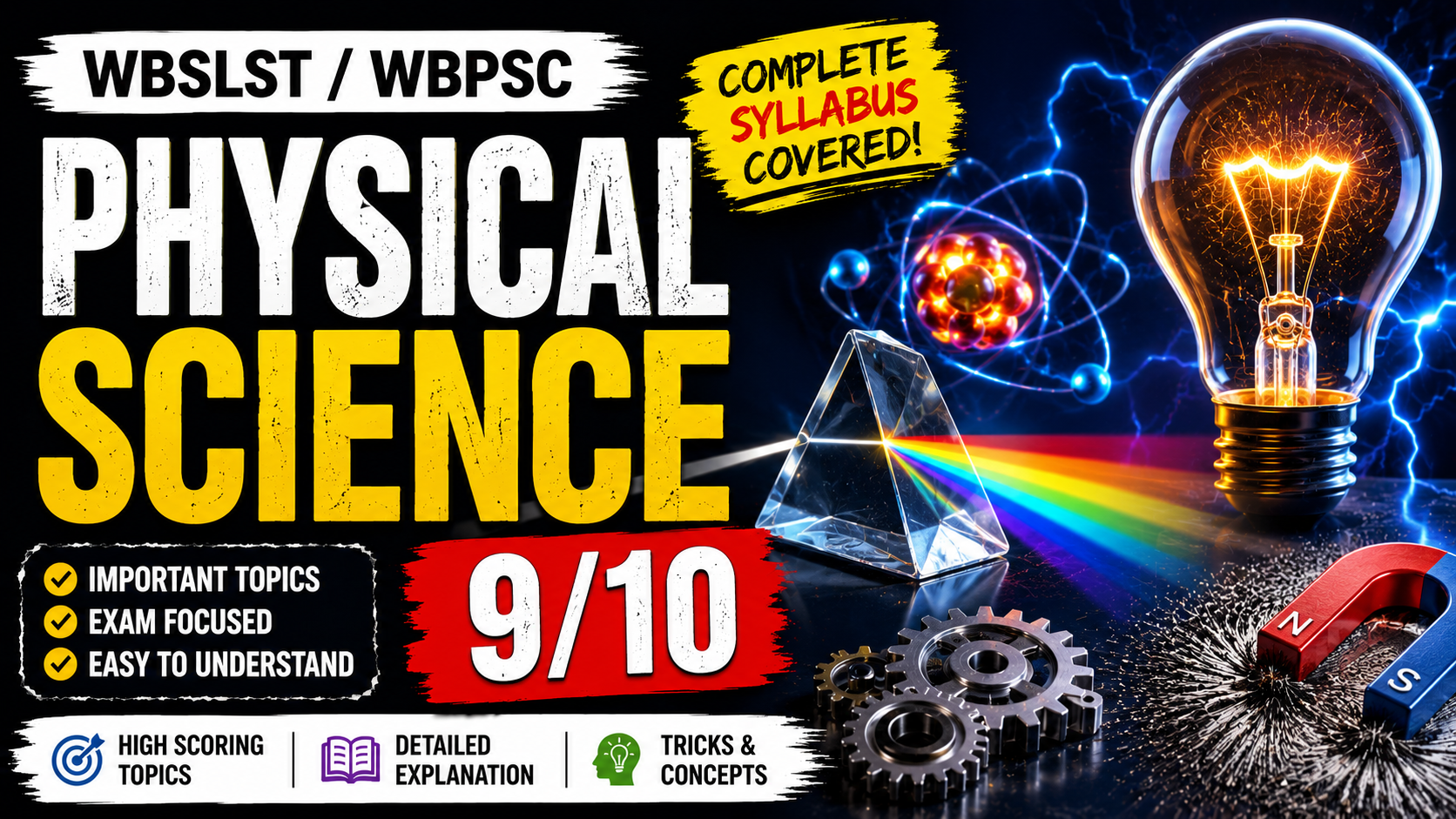 PHYSICAL SCIENCE 9/10 জিনিয়াস ব্যাচে