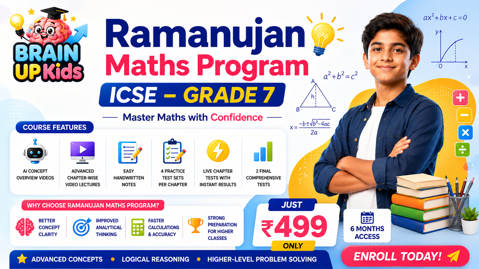 Ramanujan Maths Program ICSE – Grade 7