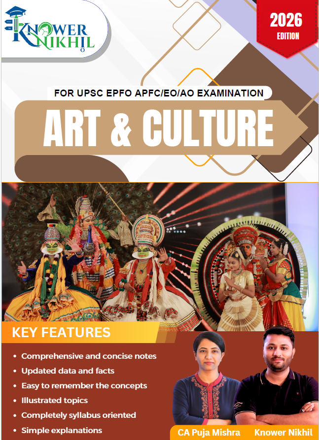 Arts & Culture History Book For UPSC EPFO / Civil Services / State PCS Book