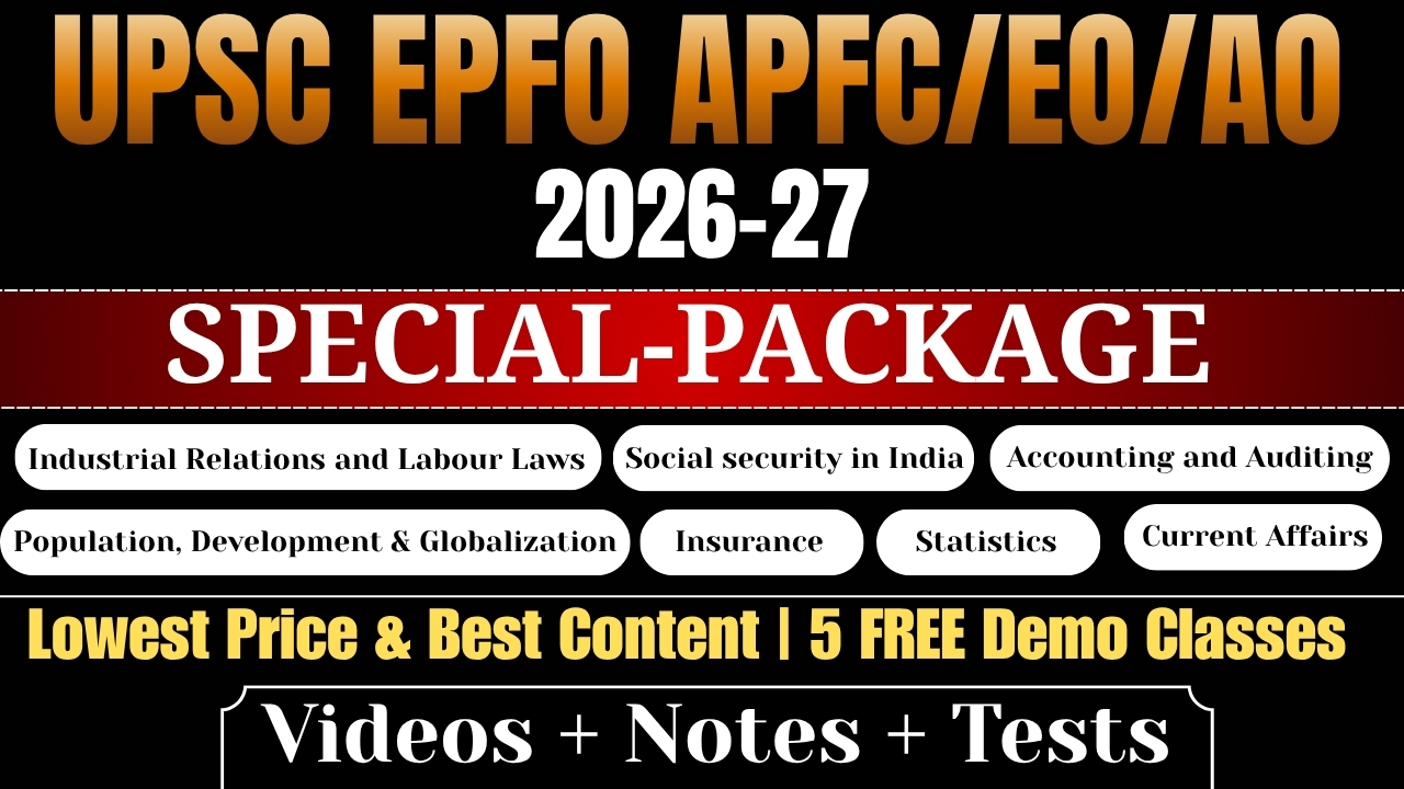 UPSC EPFO Special Package