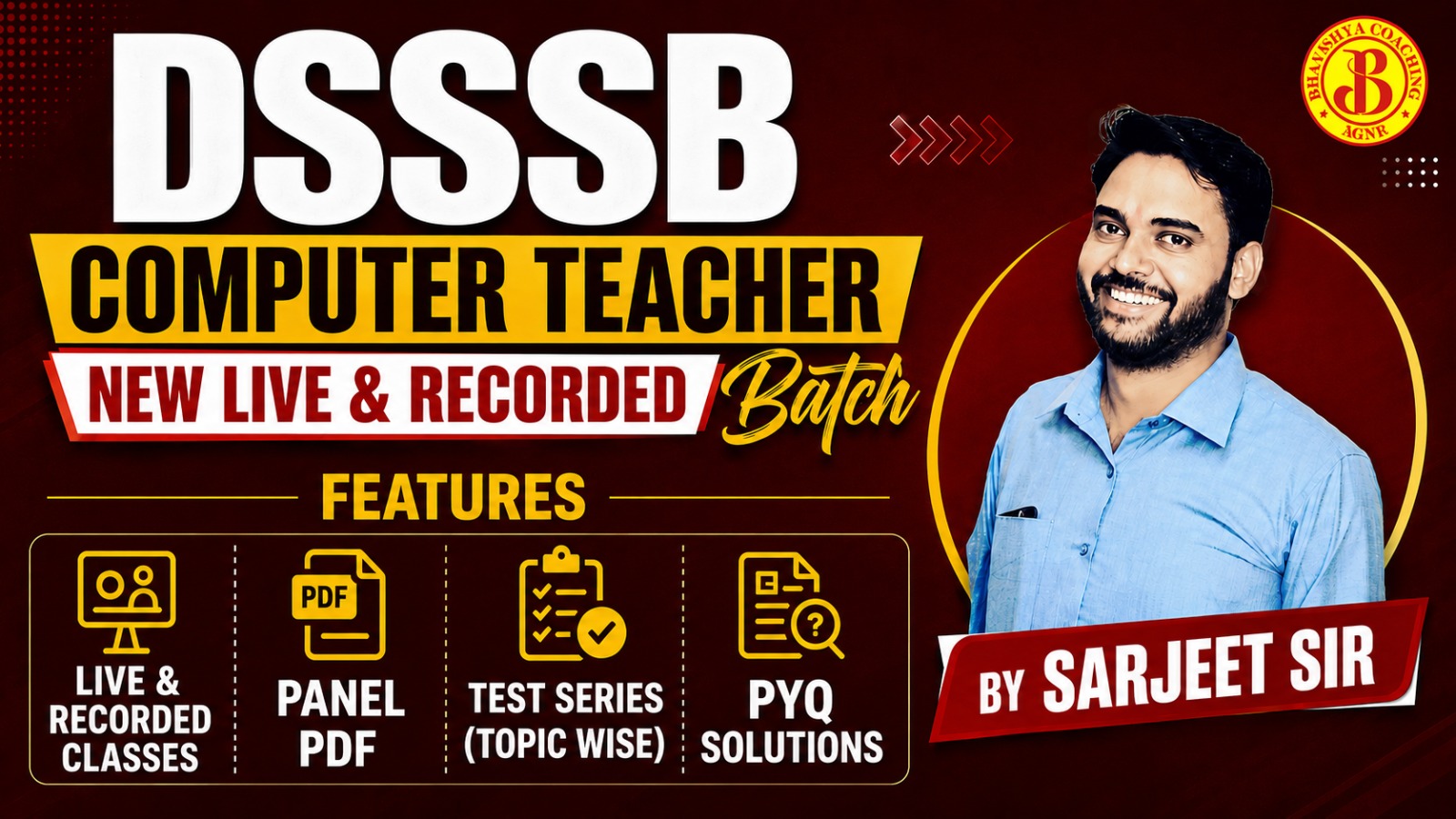 DSSSB TGT Computer Science [Only Tech Part]